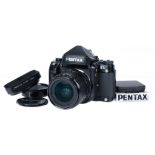 A Pentax 67 II Medium Format SLR Camera,