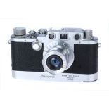 A Leica IIIc Rangefinder Camera,