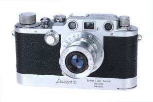 A Leica IIIc Rangefinder Camera,