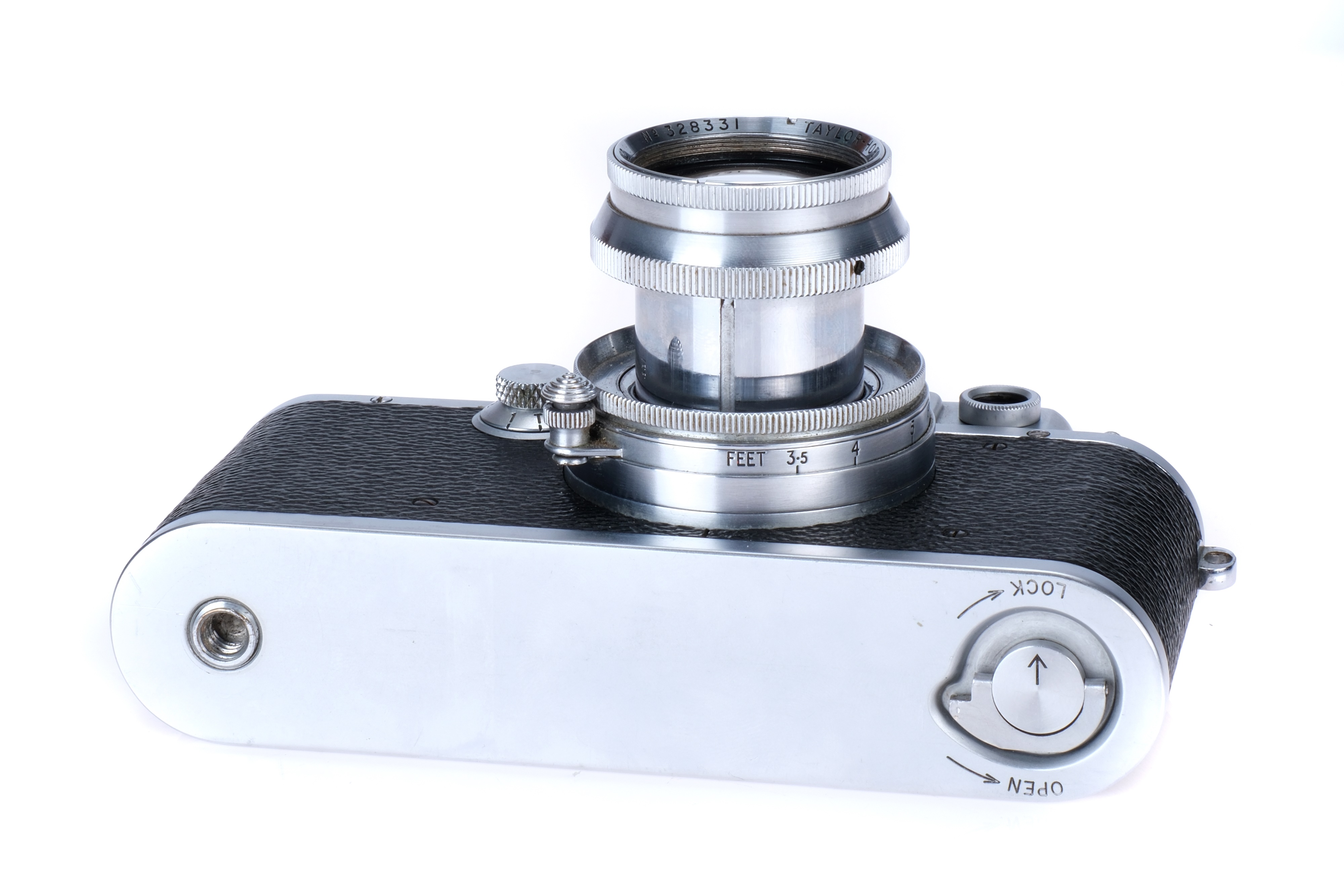 A Reid & Sigrist Reid III Type 1 Rangefinder Camera, - Image 5 of 9