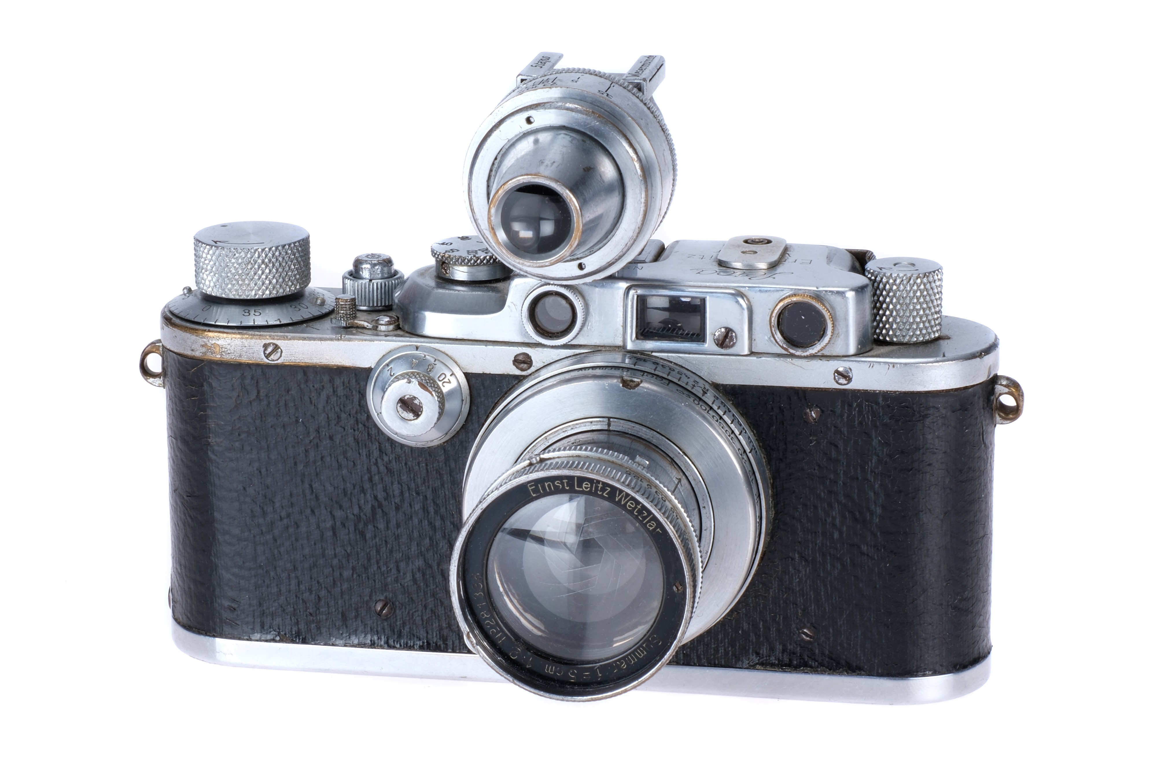 A Leica IIIa 'Stapo Wesermunde' Rangefinder Camera Set,