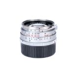 A Leitz Summilux 'Steel Rim' f/1.4 35mm Lens,