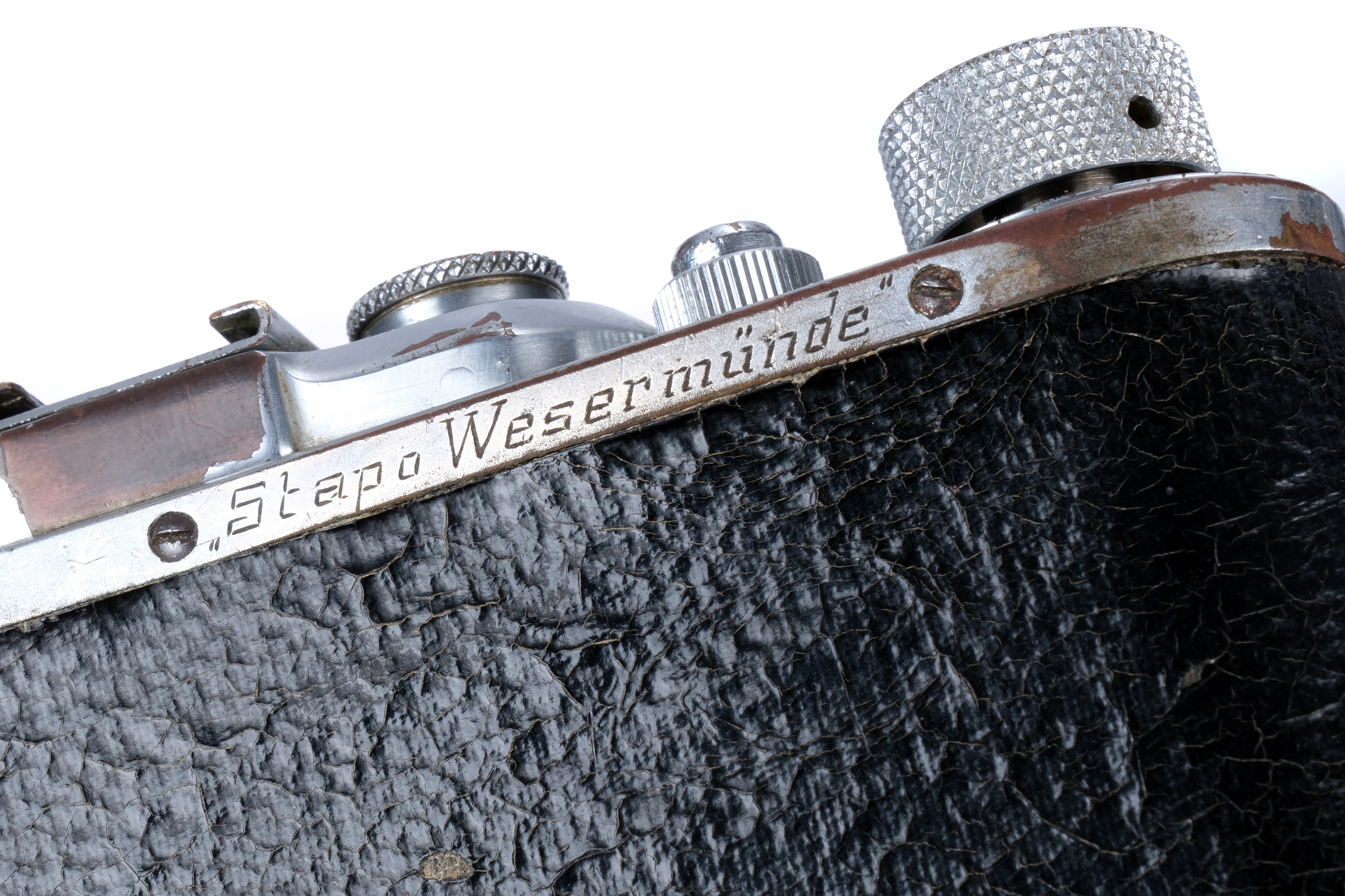 A Leica IIIa 'Stapo Wesermunde' Rangefinder Camera Set, - Image 4 of 7
