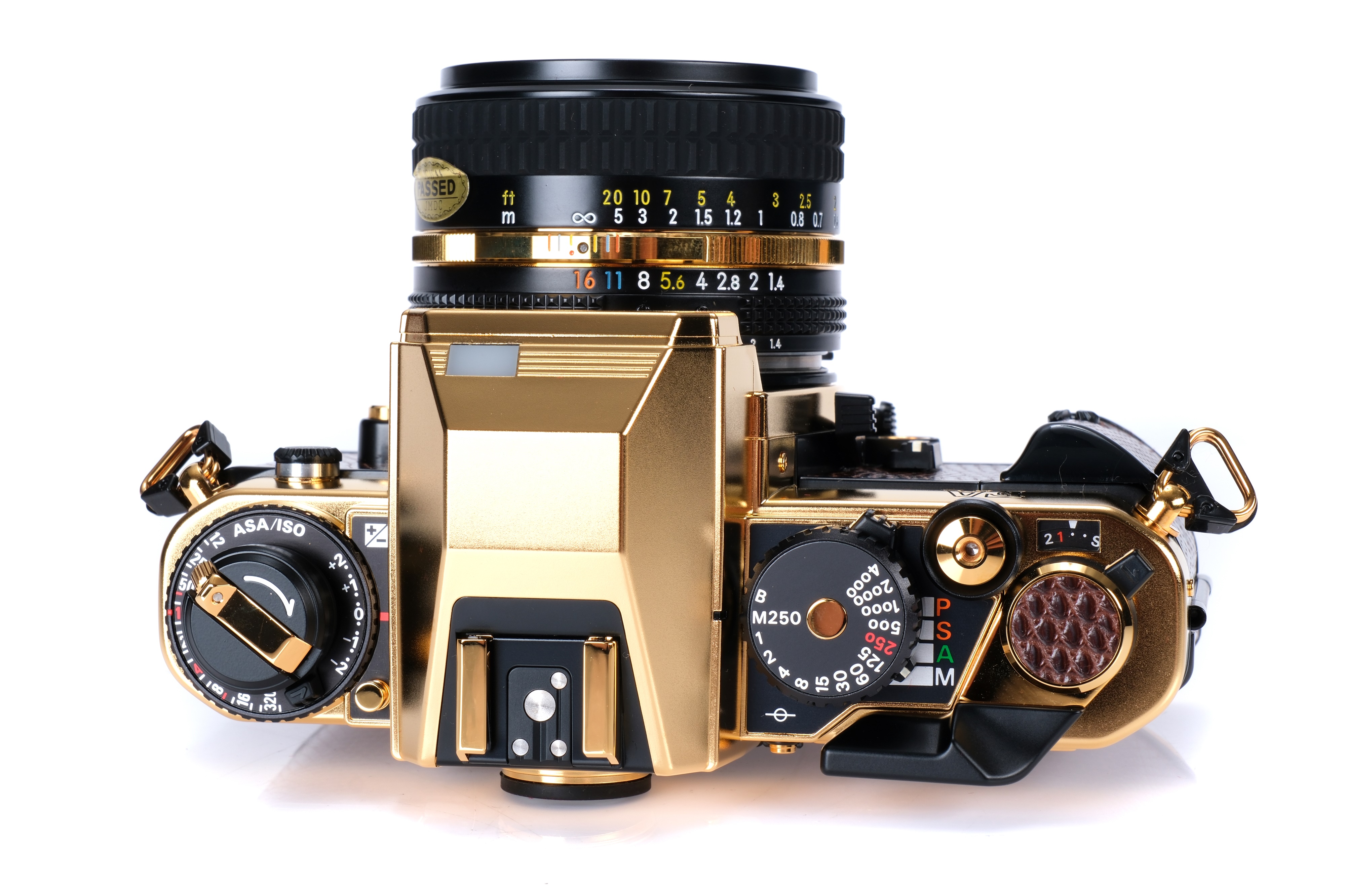 A Nikon FA Gold 'Grand Prix '84' SLR Camera, - Image 5 of 7