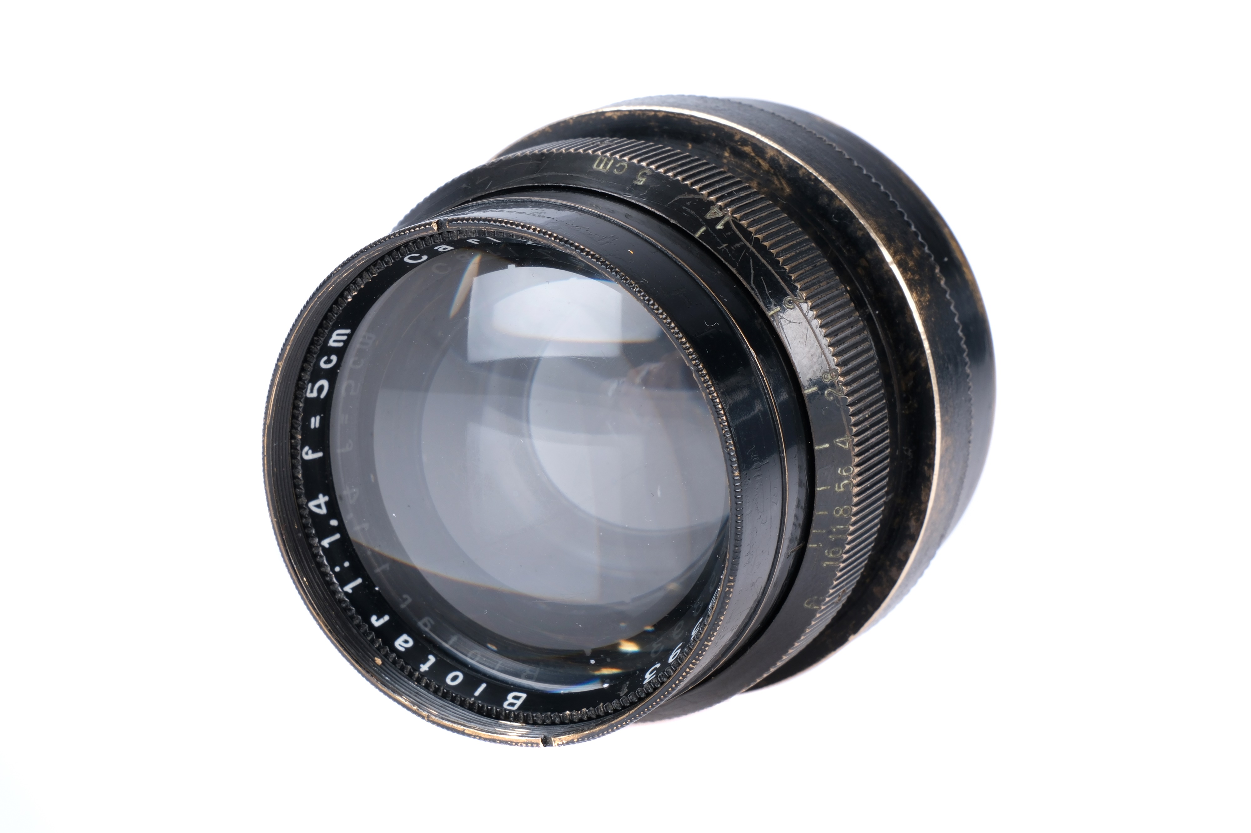 A Carl Zeiss Jena Biotar f/1.4 50mm Lens, - Bild 4 aus 5