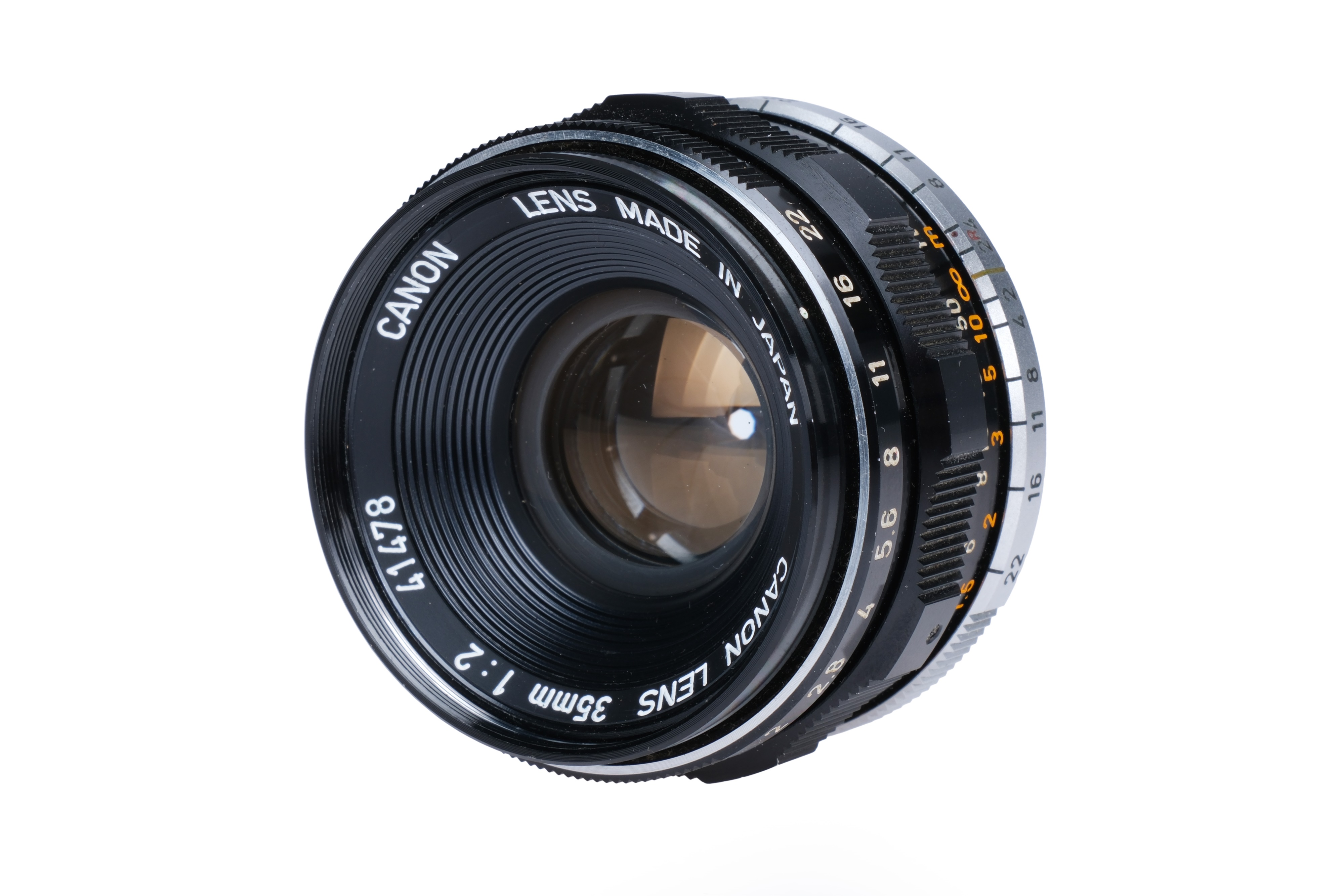 A Canon f/2 35mm Lens, - Image 3 of 4