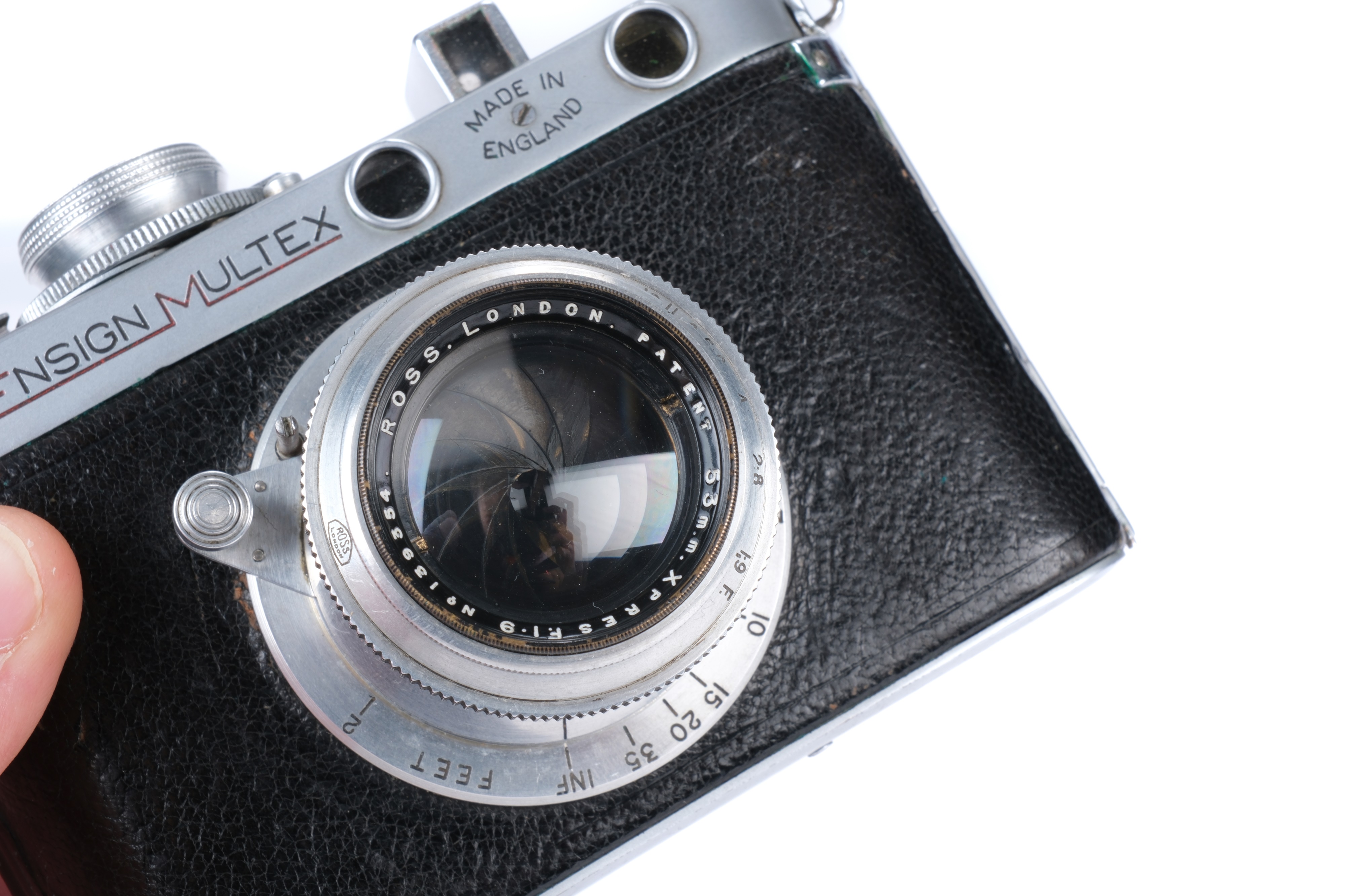 An Ensign Multex Model 0 Rangefinder Camera, - Image 7 of 11