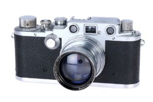 A Leica IIIc Rangefinder Camera,