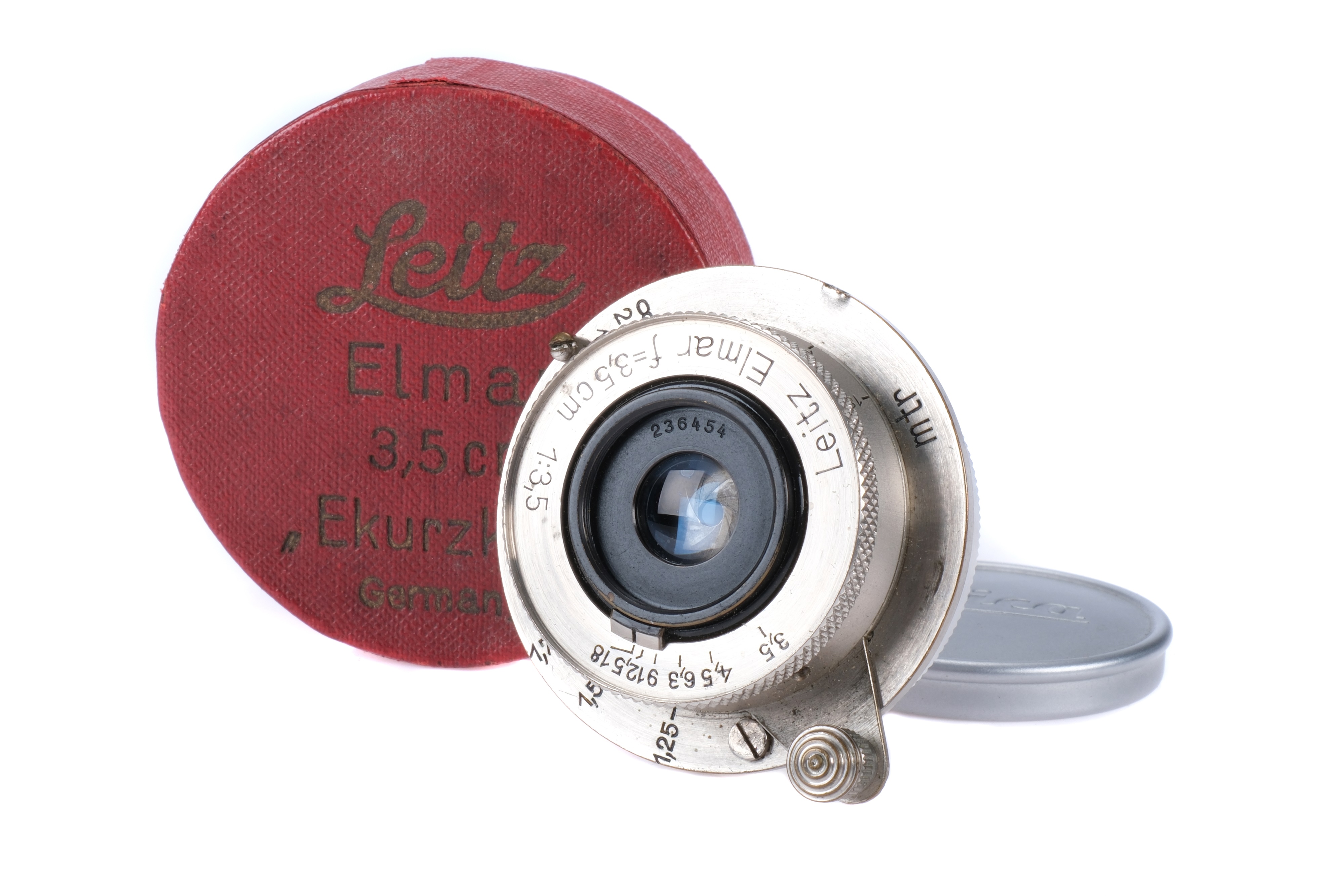 A Leitz Elmar f/3.5 35mm Lens,