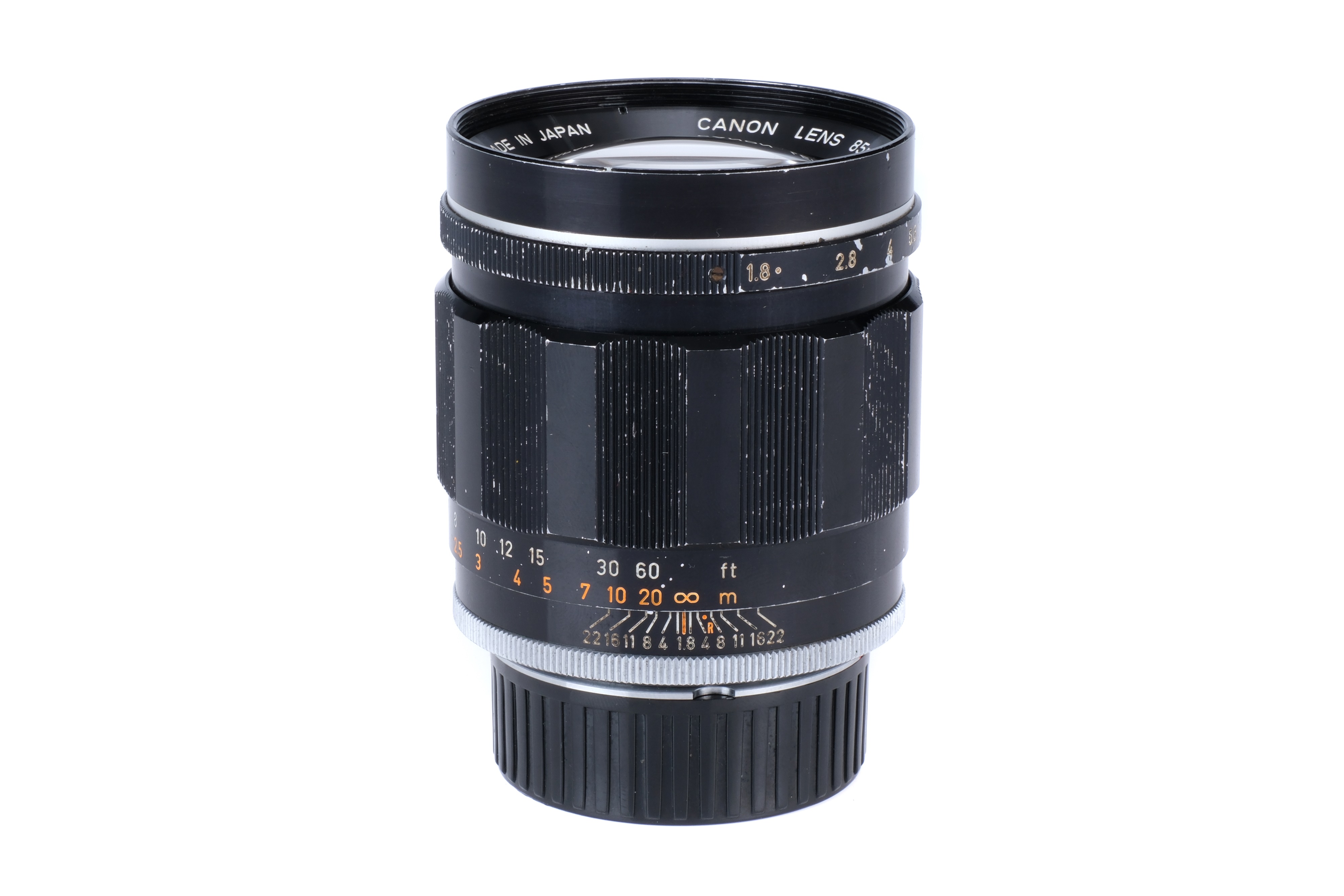 A Canon f/1.8 85mm Lens,