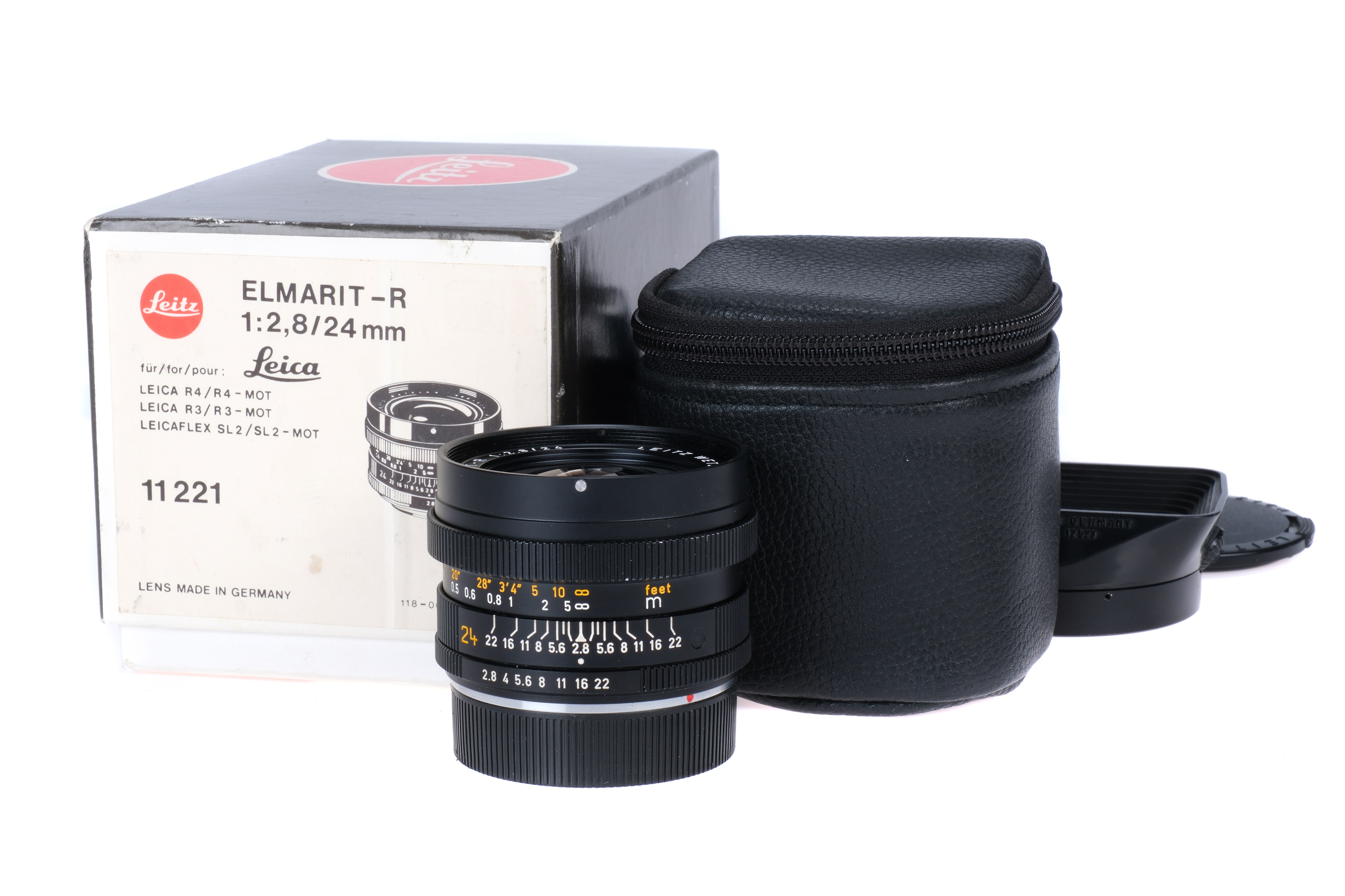 A Leitz Elmarit-R f/2.8 24mm Lens,