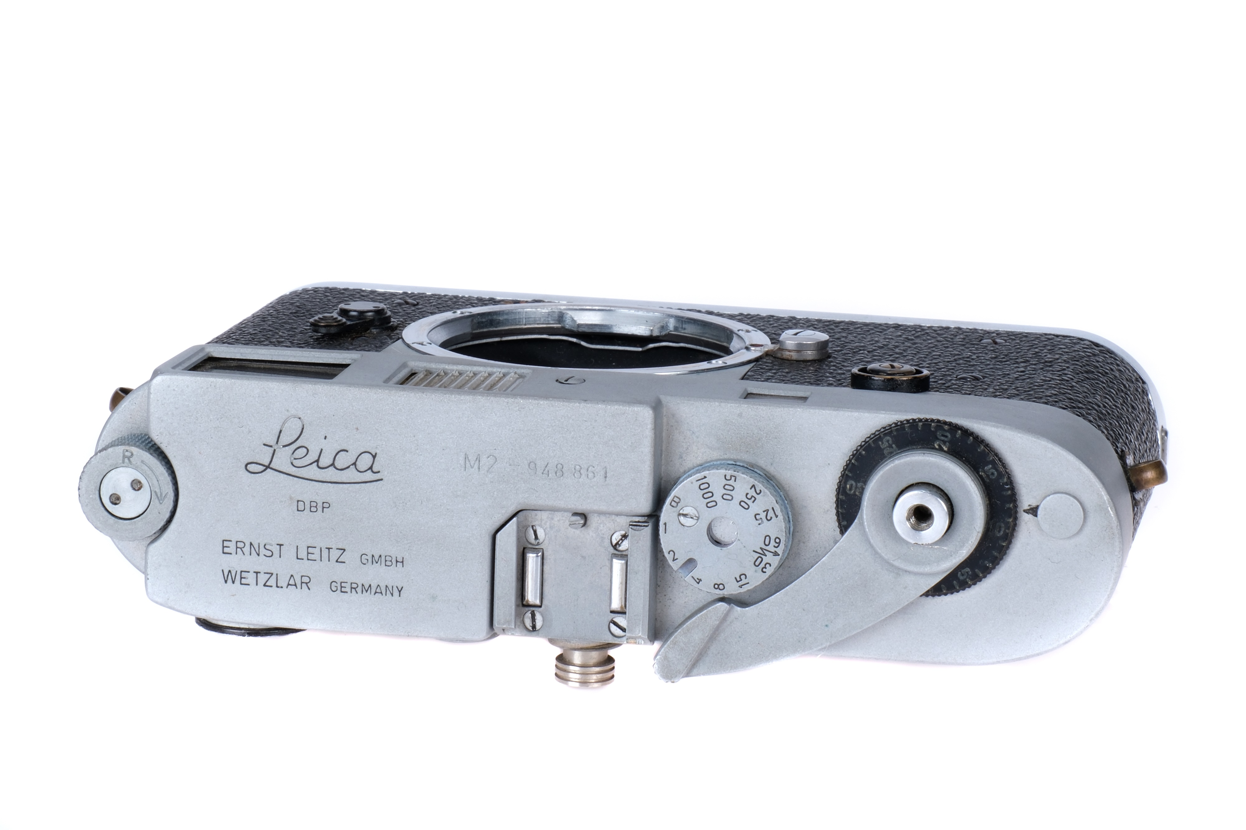 A Leica M2 First Batch 'Black Paint' Rangefinder Camera, - Image 2 of 7