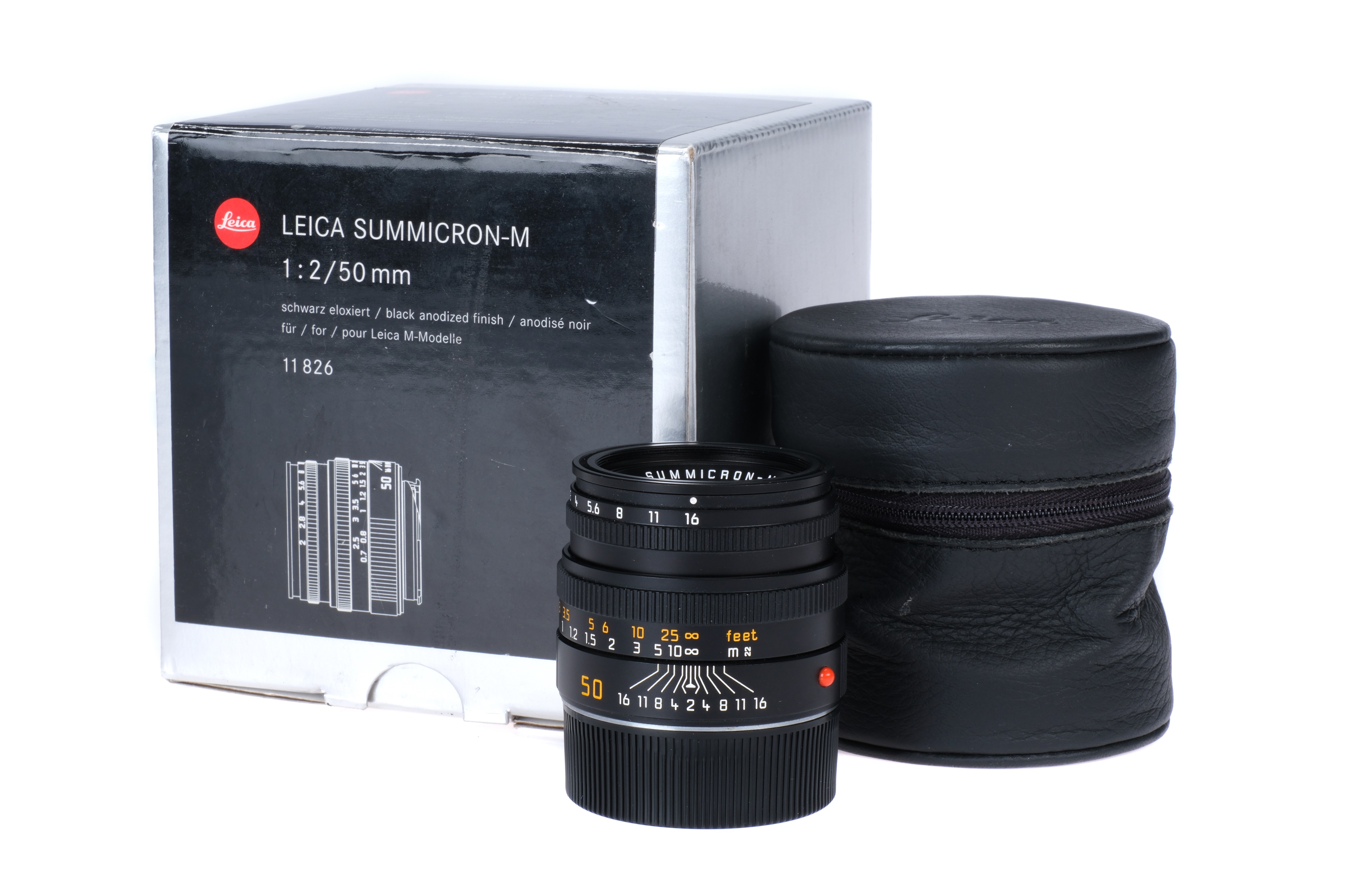 A Leitz Summicron-M f/2 50mm Lens,