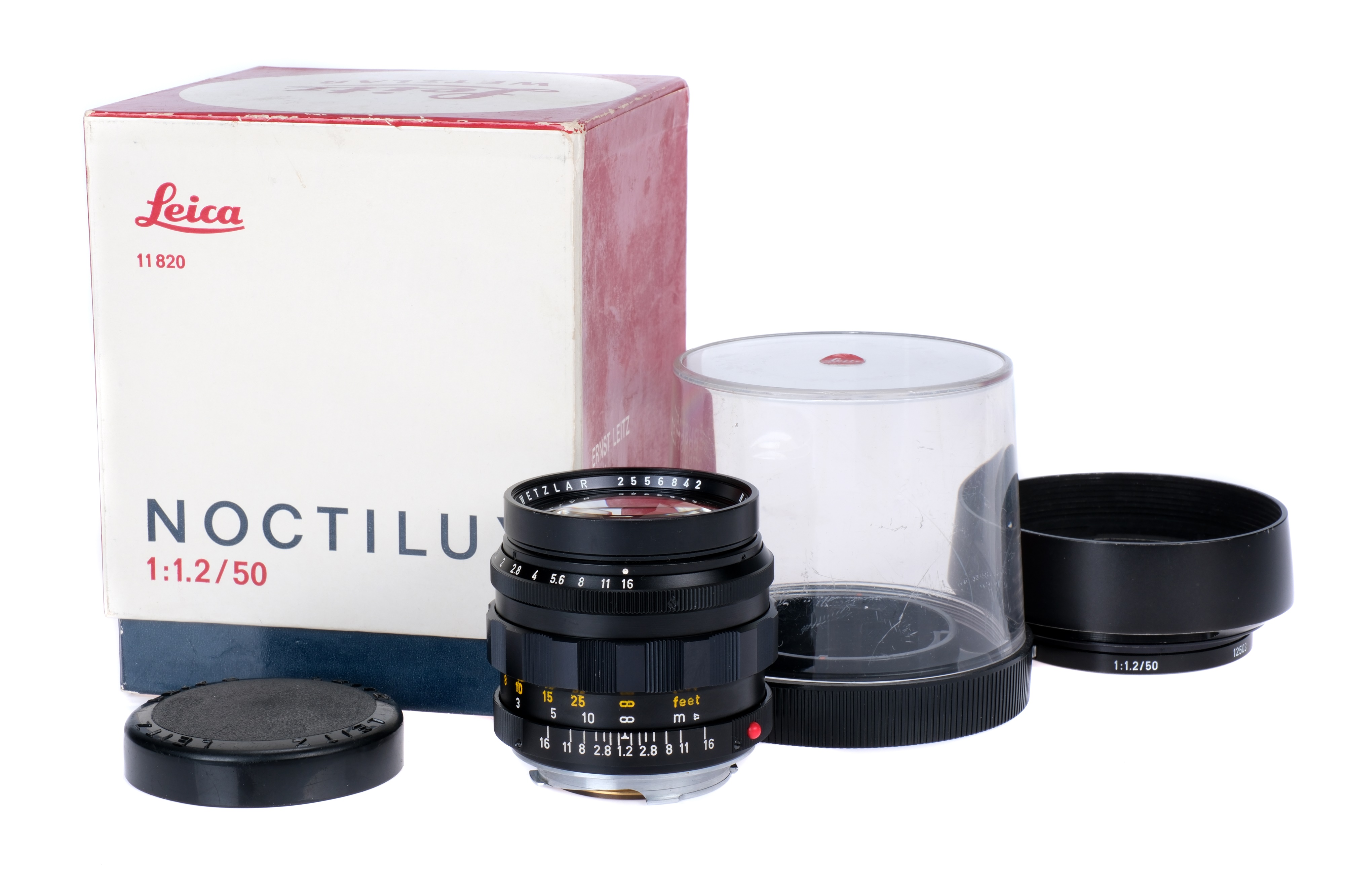 A Leitz Noctilux f/1.2 50mm Lens,