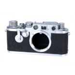A Leica IIIf 'Sharkskin' Rangefinder Body,