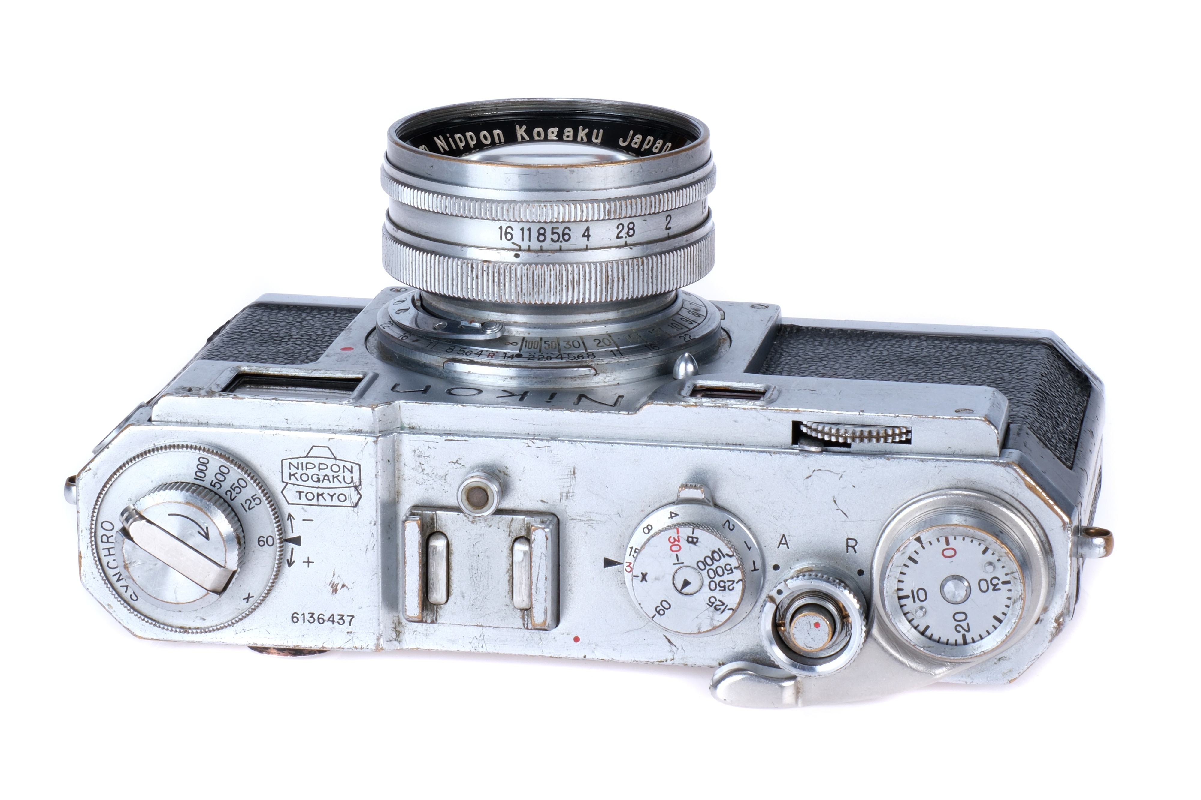 "Nick Hedges" Nikon S2 Rangefinder Camera, - Image 2 of 4