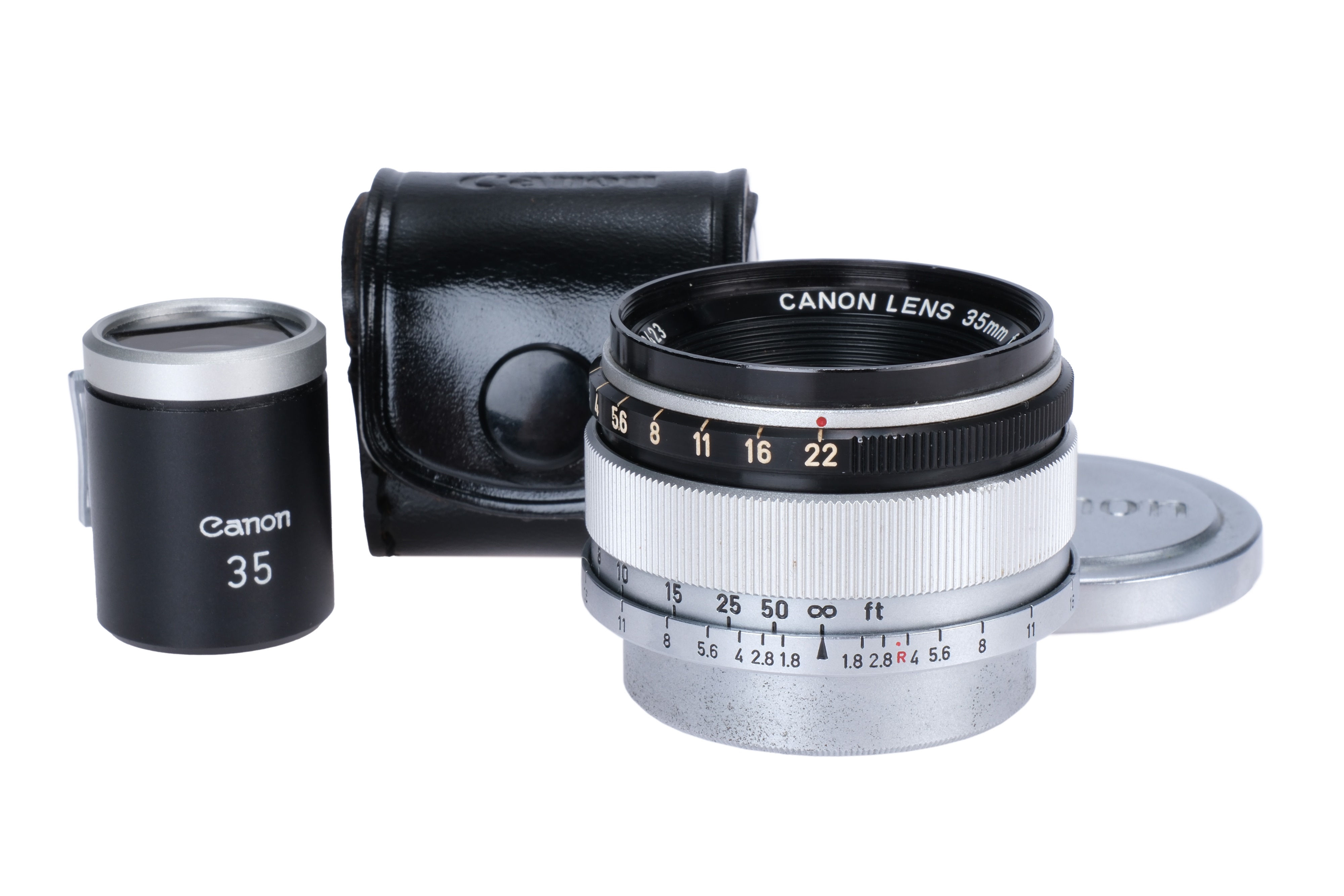 A Canon f/1.8 35mm Lens,