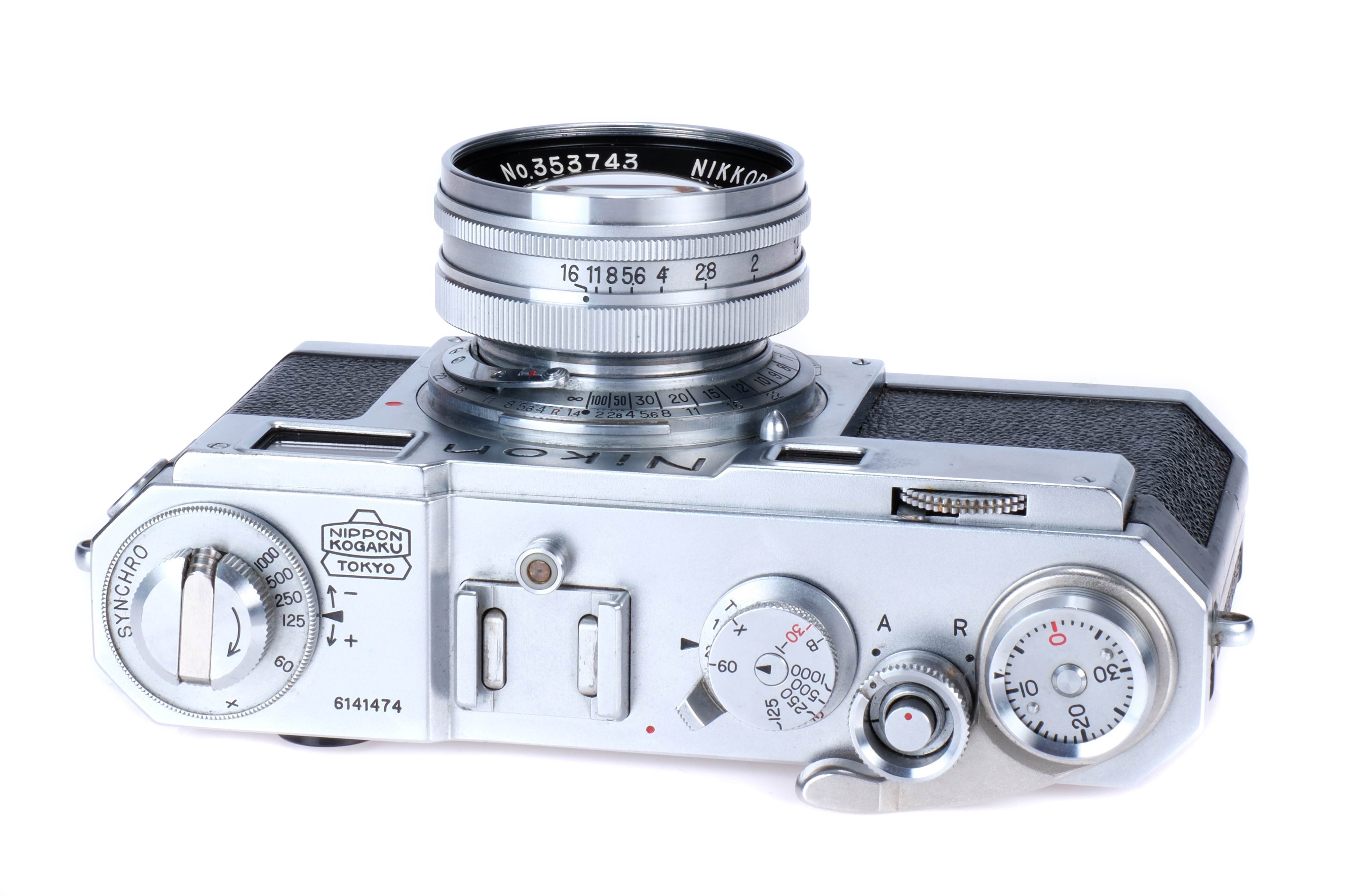 A Nikon S2 Rangefinder Camera, - Image 2 of 5