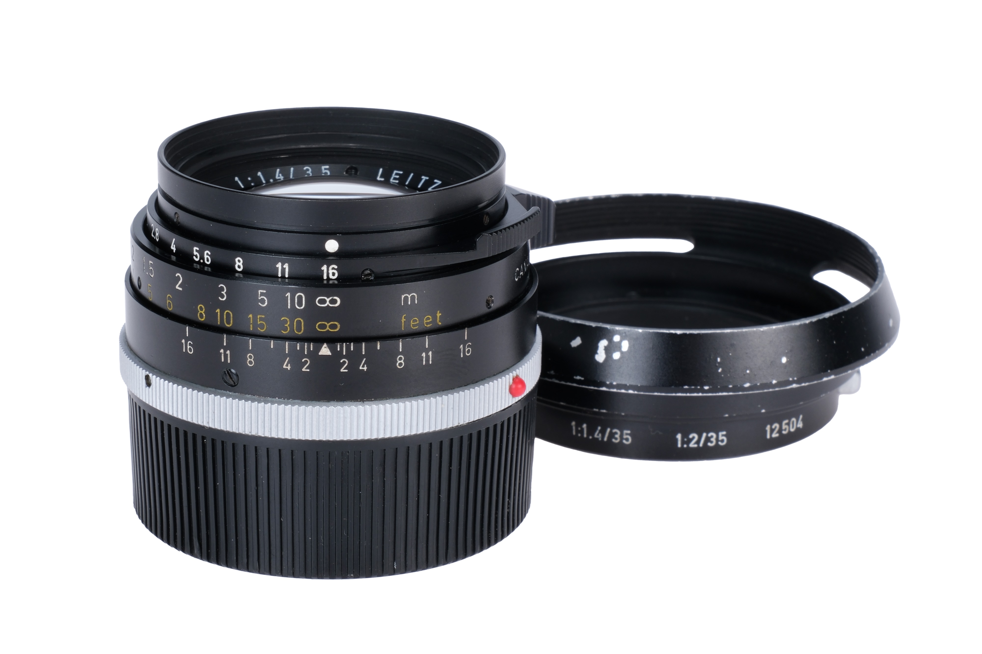 A Leitz Summilux f/1.4 35mm Pre-ASPH Type II Lens,