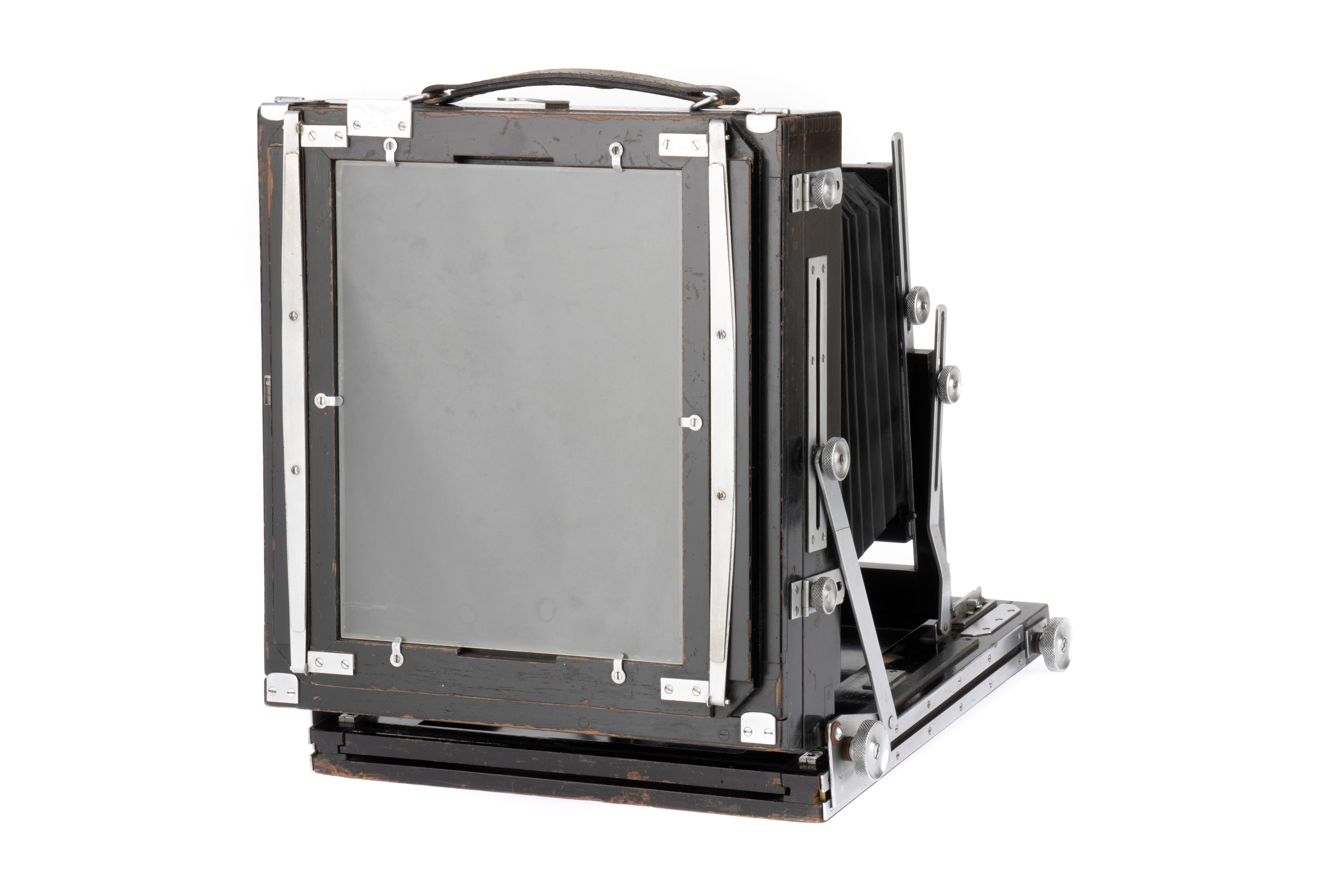 A Gandolfi 8x10" Mahogany & Brass Field Camera, - Image 2 of 2