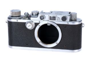 A Leica IIIc 'Bright Chrome' Rangefinder Body,