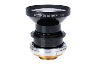 A Taylor Hobson Ortal f/2 28mm TV Lens,