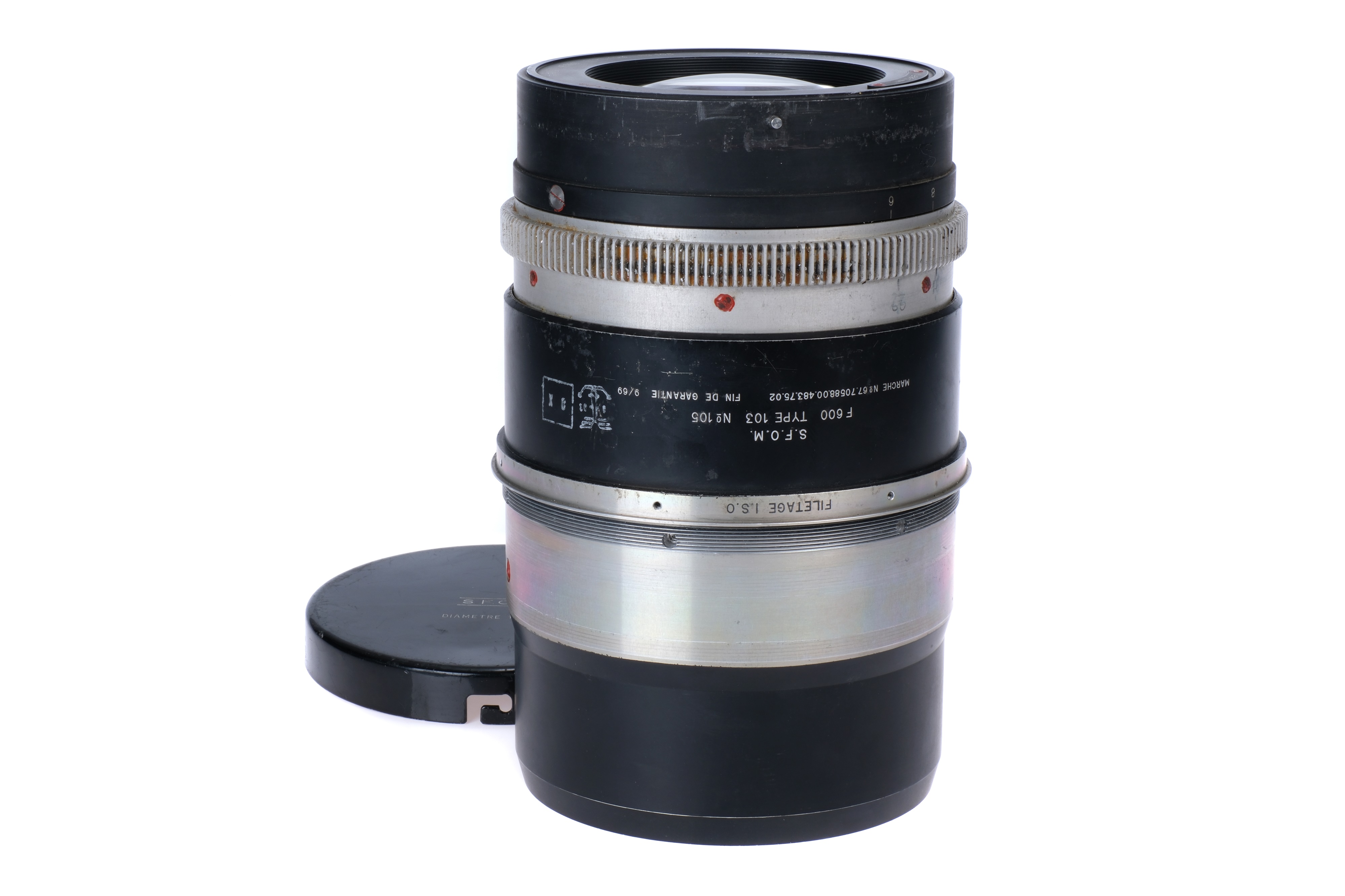 A S.F.O.M Type 103 f/6 593.7mm Lens,