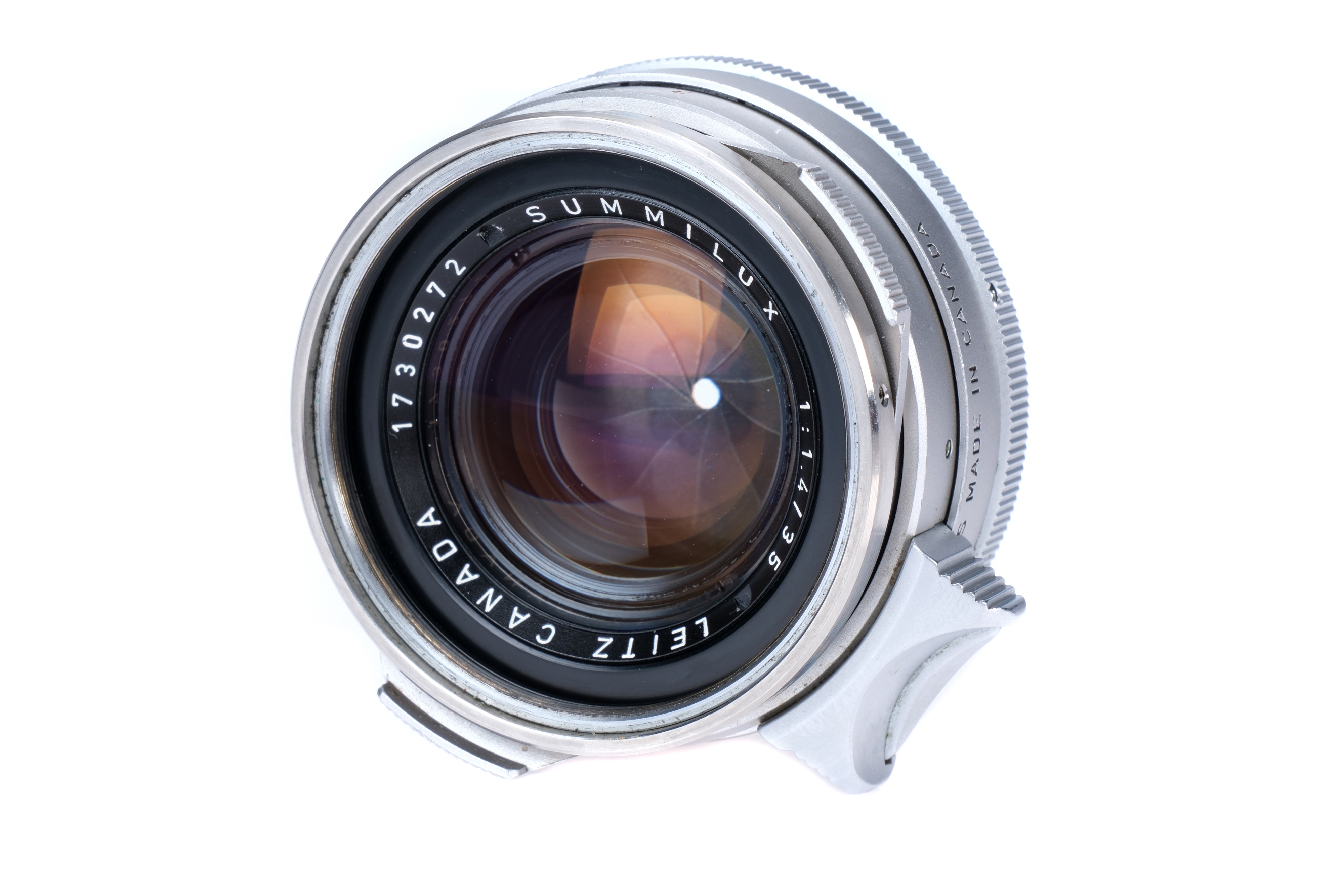 A Leitz Summilux 'Steel Rim' f/1.4 35mm Lens, - Image 2 of 6