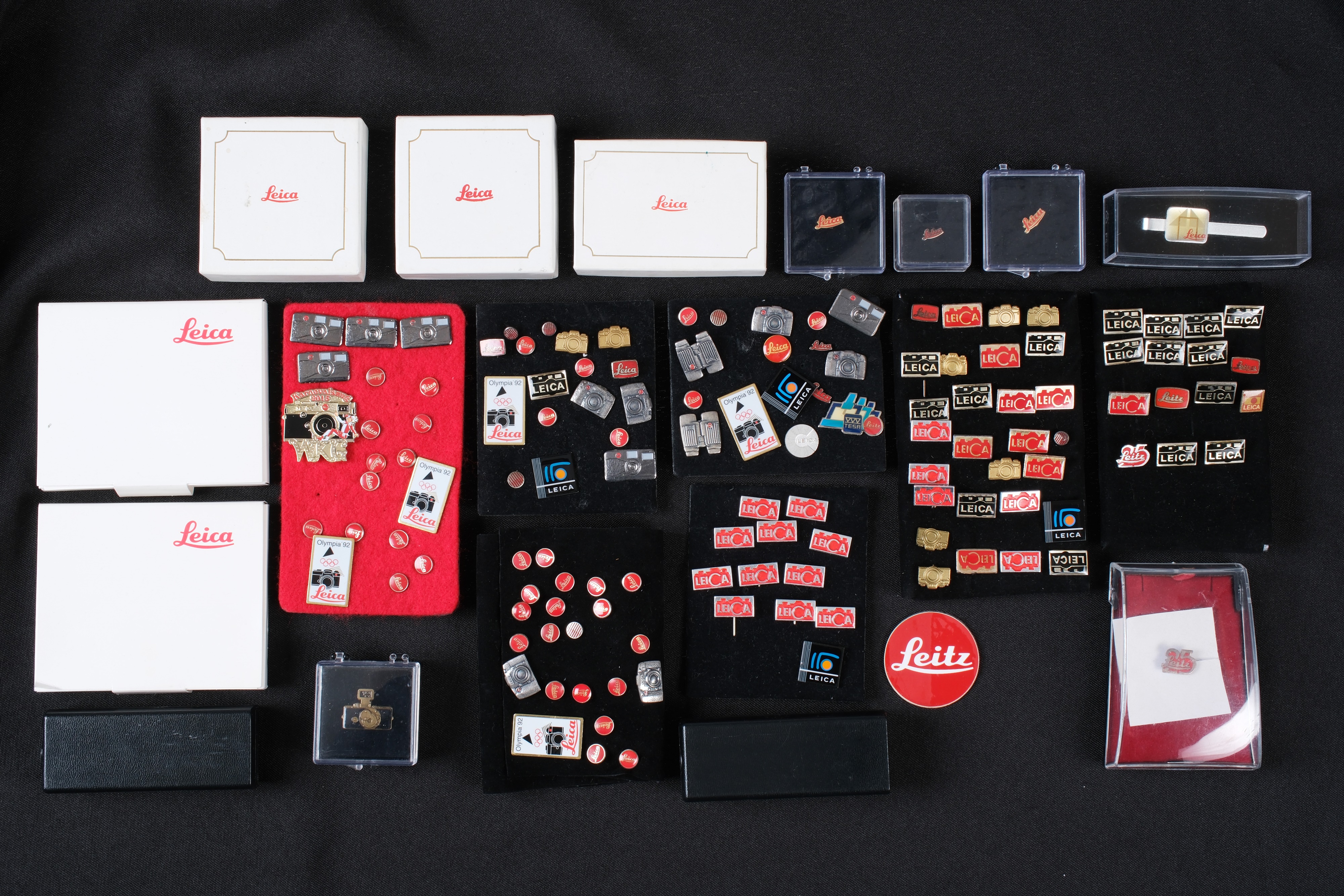 A Very Large Collection of Leica Pin Badges,