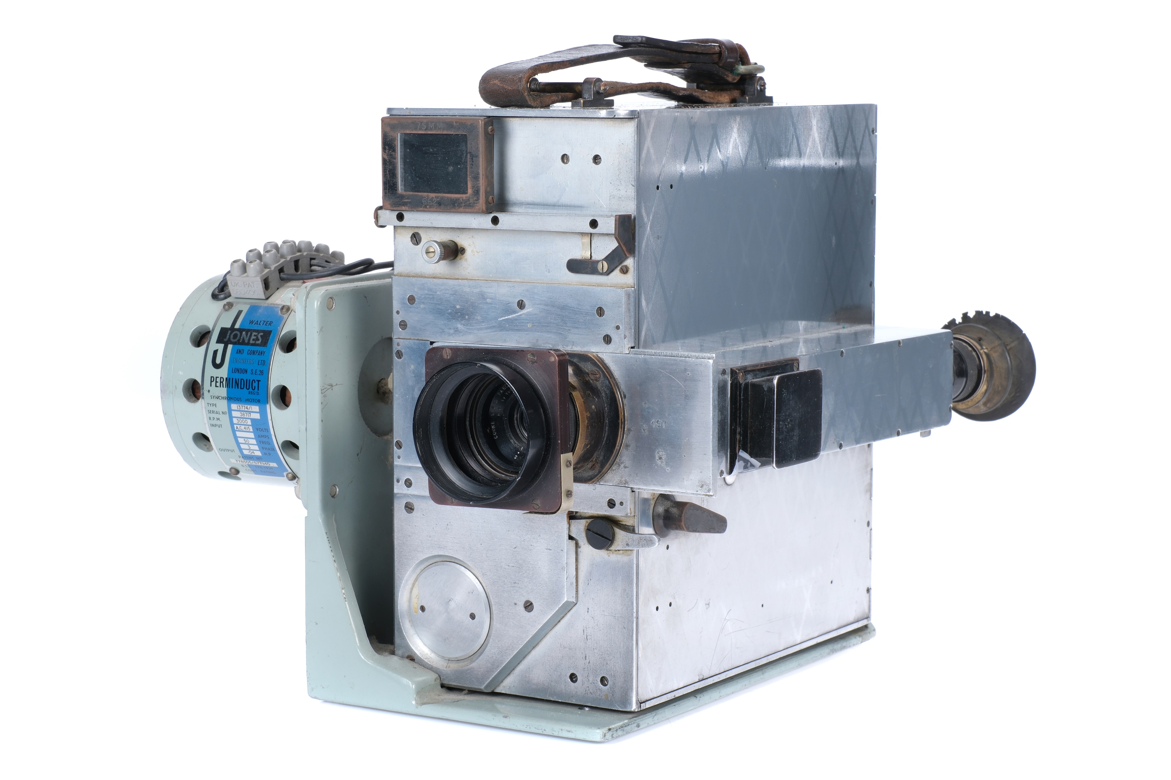A Newman Sinclair Auto Kine 35mm Motion Picture Camera, - Image 2 of 14