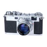 A Nikon S2 Rangefinder Camera,