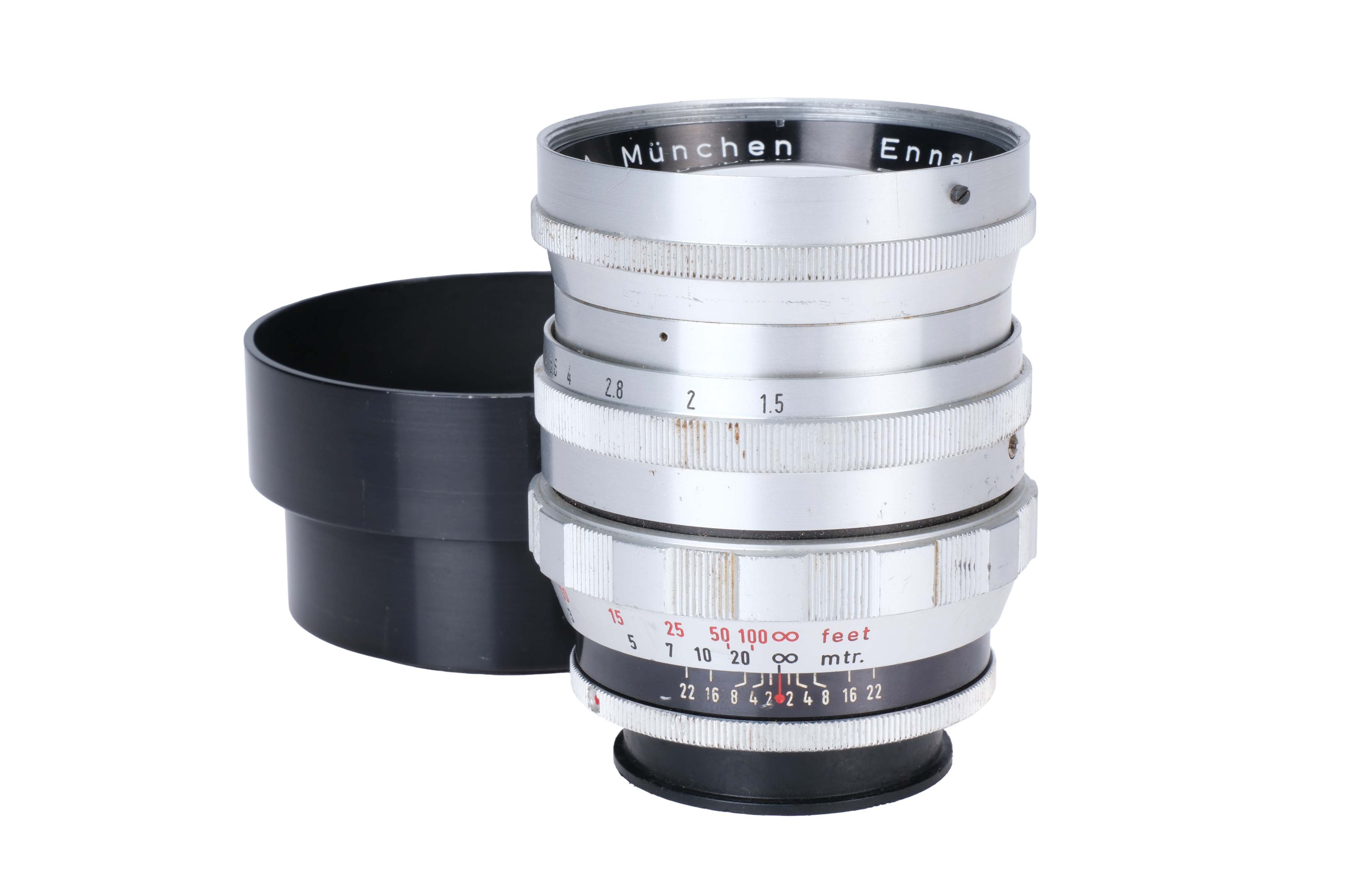 An Enna Munchen Ennalyt f/1.5 85mm Lens,