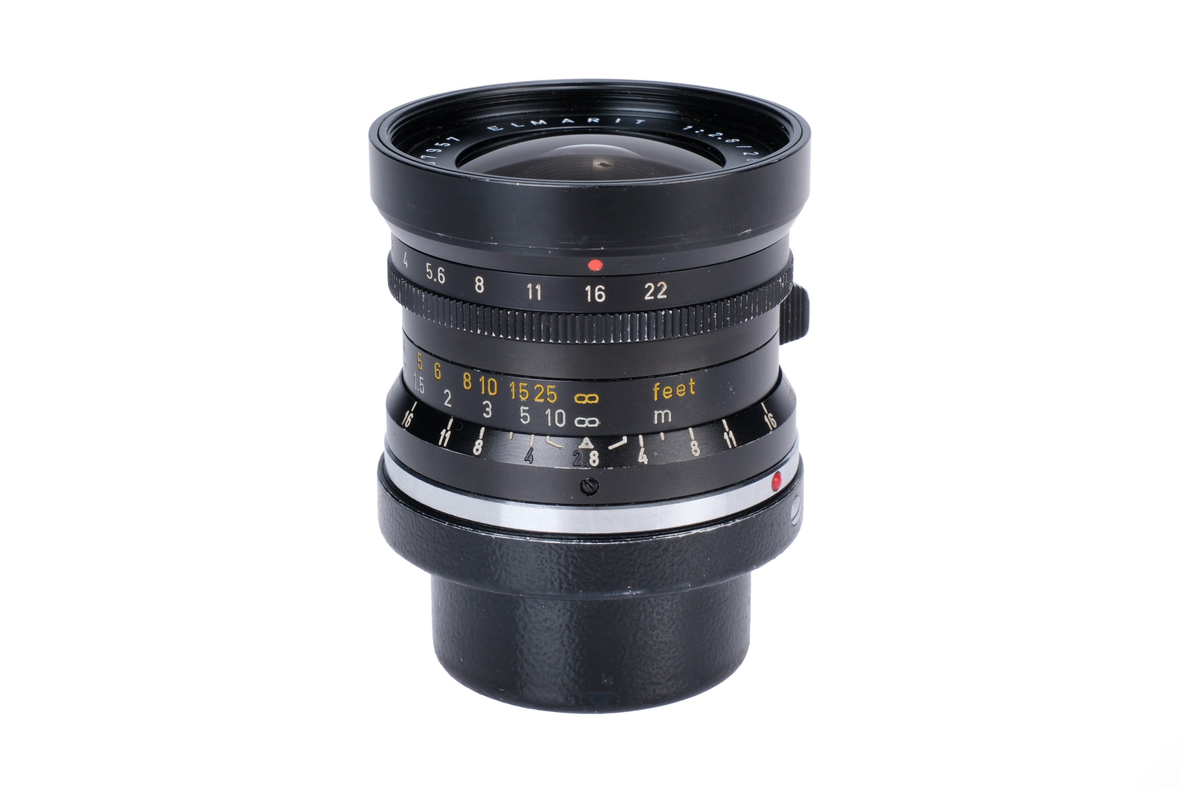 A Leitz Elmarit f/2.8 28mm Lens,