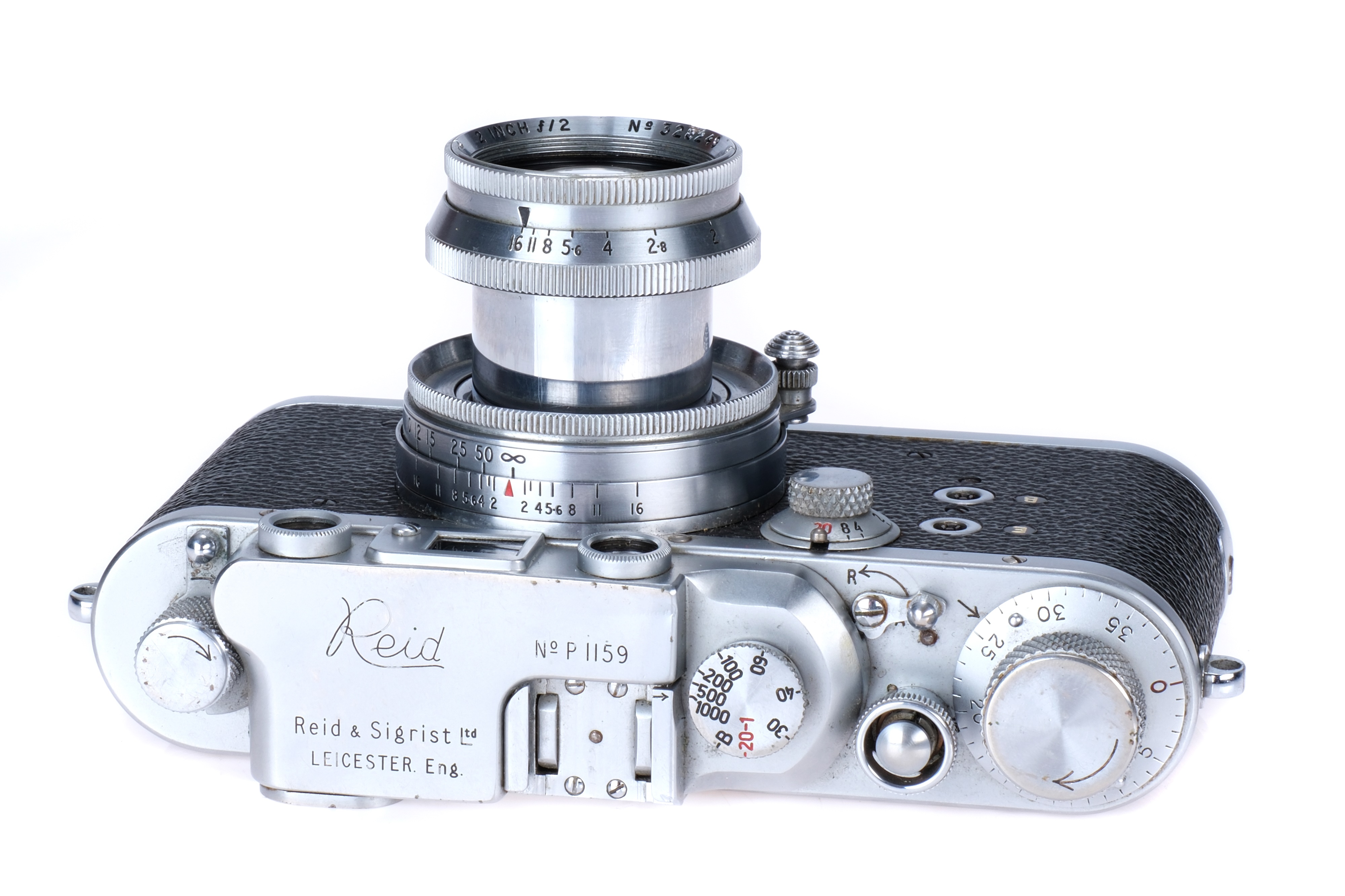 A Reid & Sigrist Reid III Rangefinder Camera, - Image 3 of 6