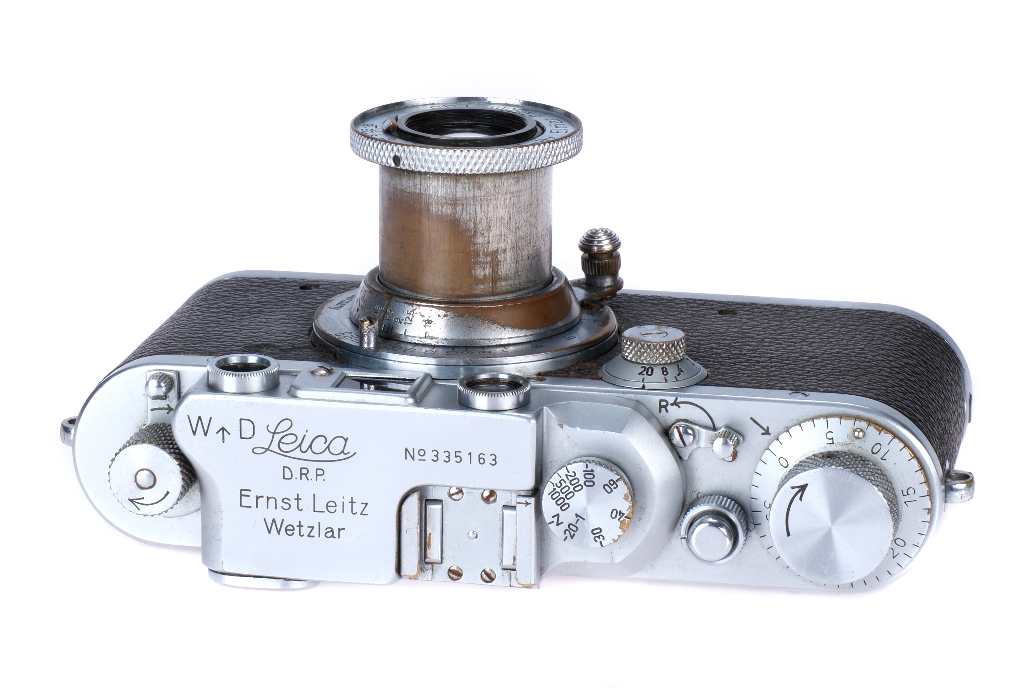 A Leica IIIc 'British War Department' Rangefinder Camera, - Image 2 of 4