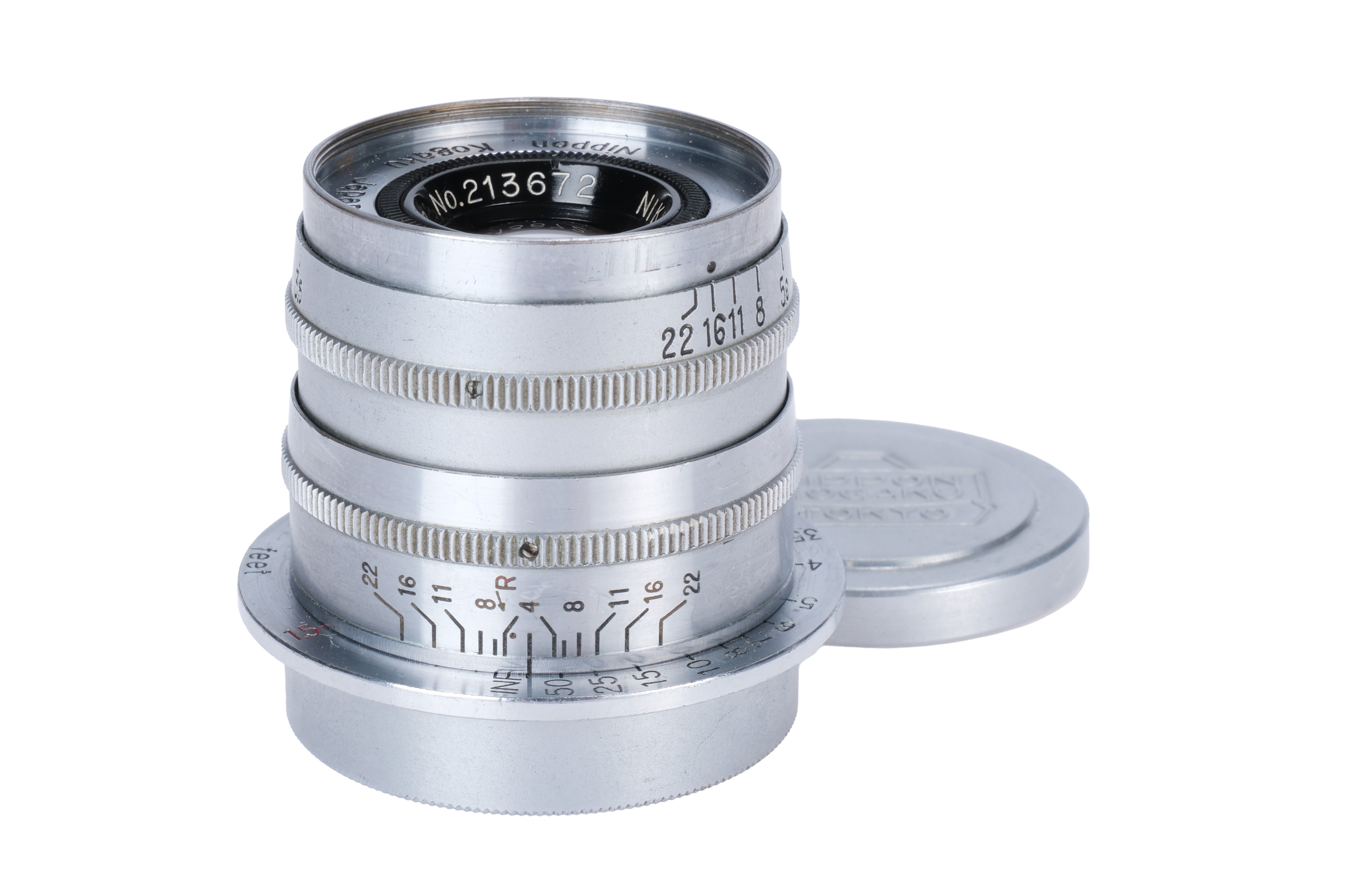 A Nikon Rigid Nikkor-Q.C. f/3.5 50mm Lens,