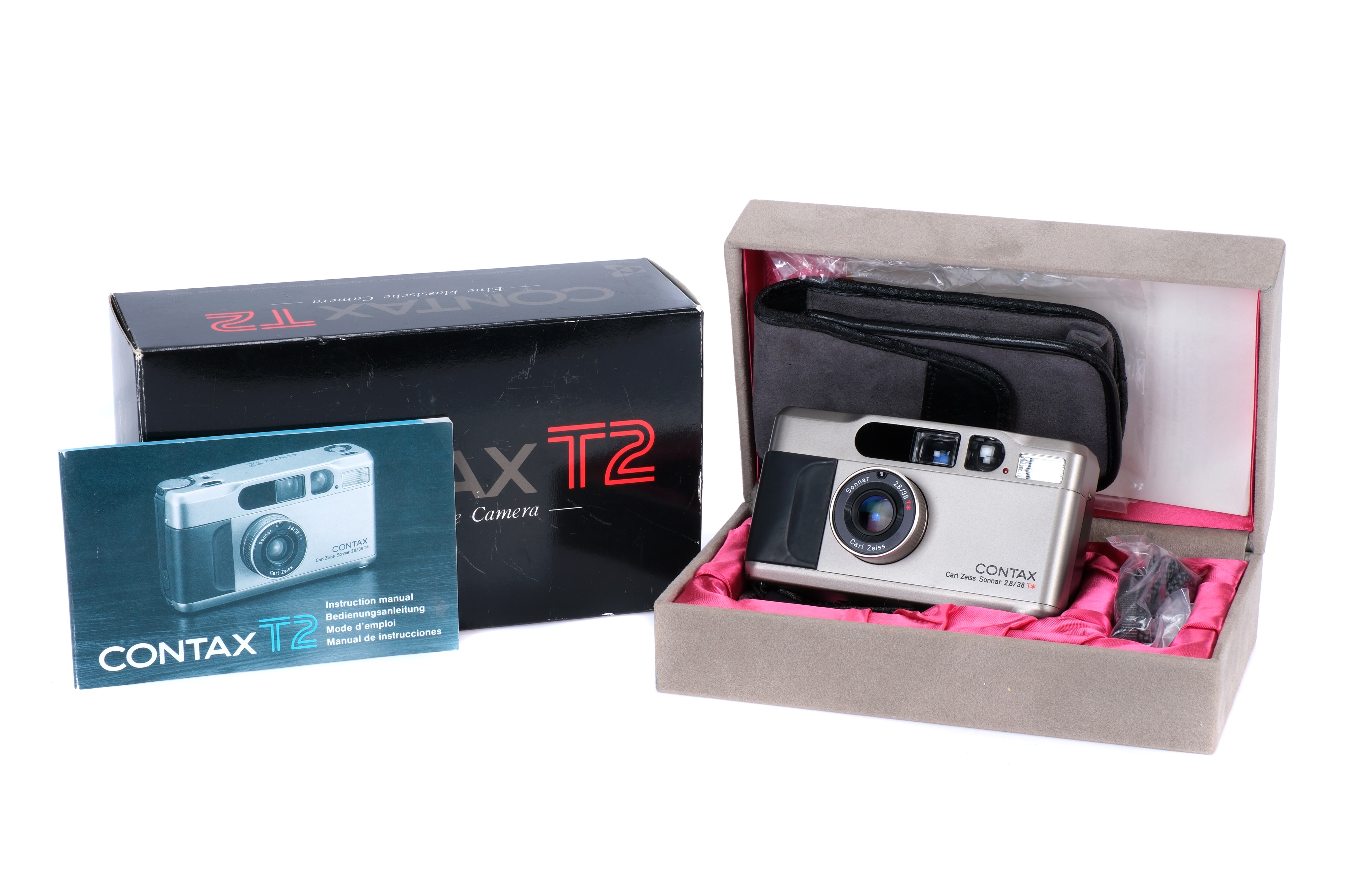 A Contax T2 Compact 35mm Camera,