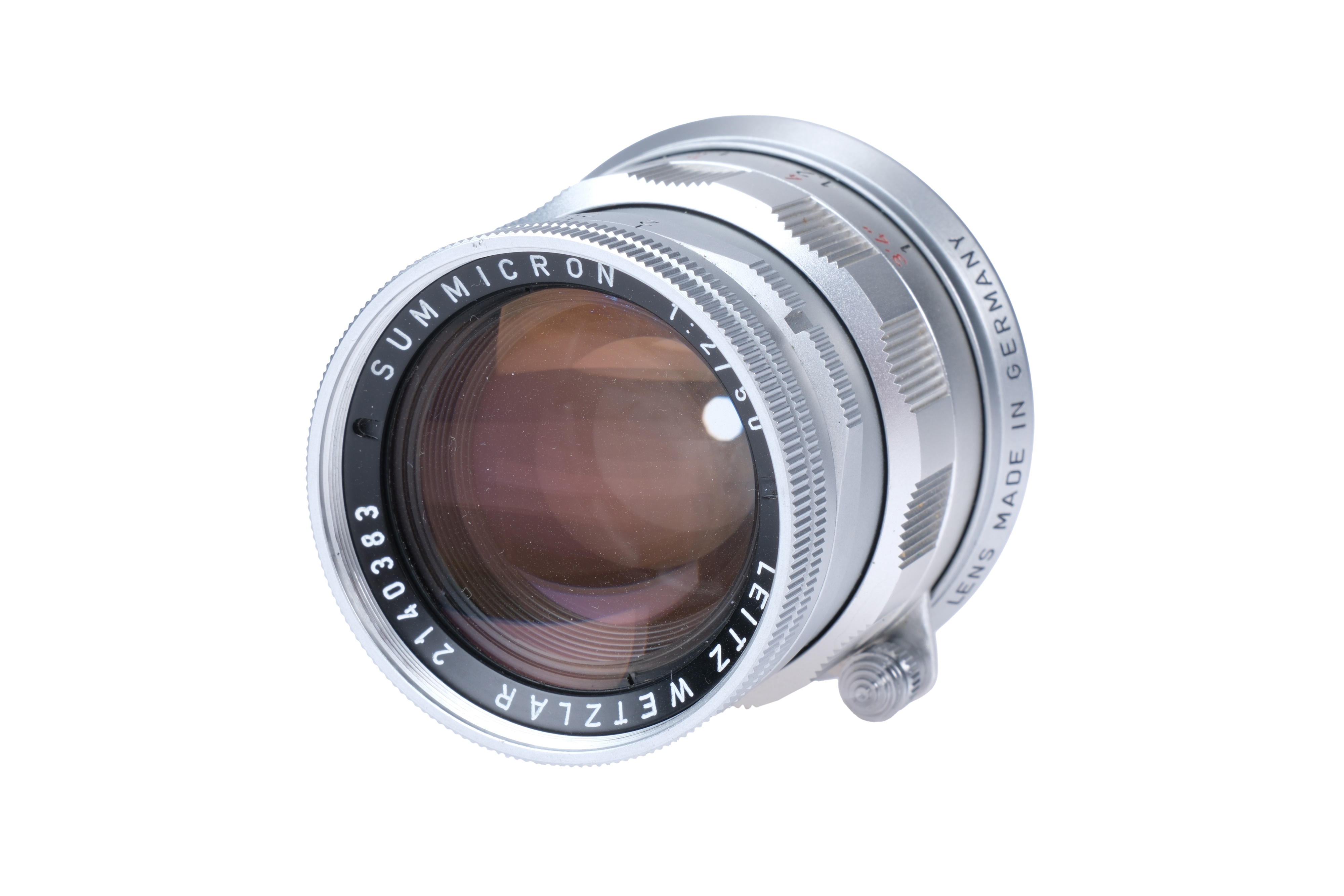 A Leitz Summicron f/2 50mm Lens, - Bild 3 aus 3