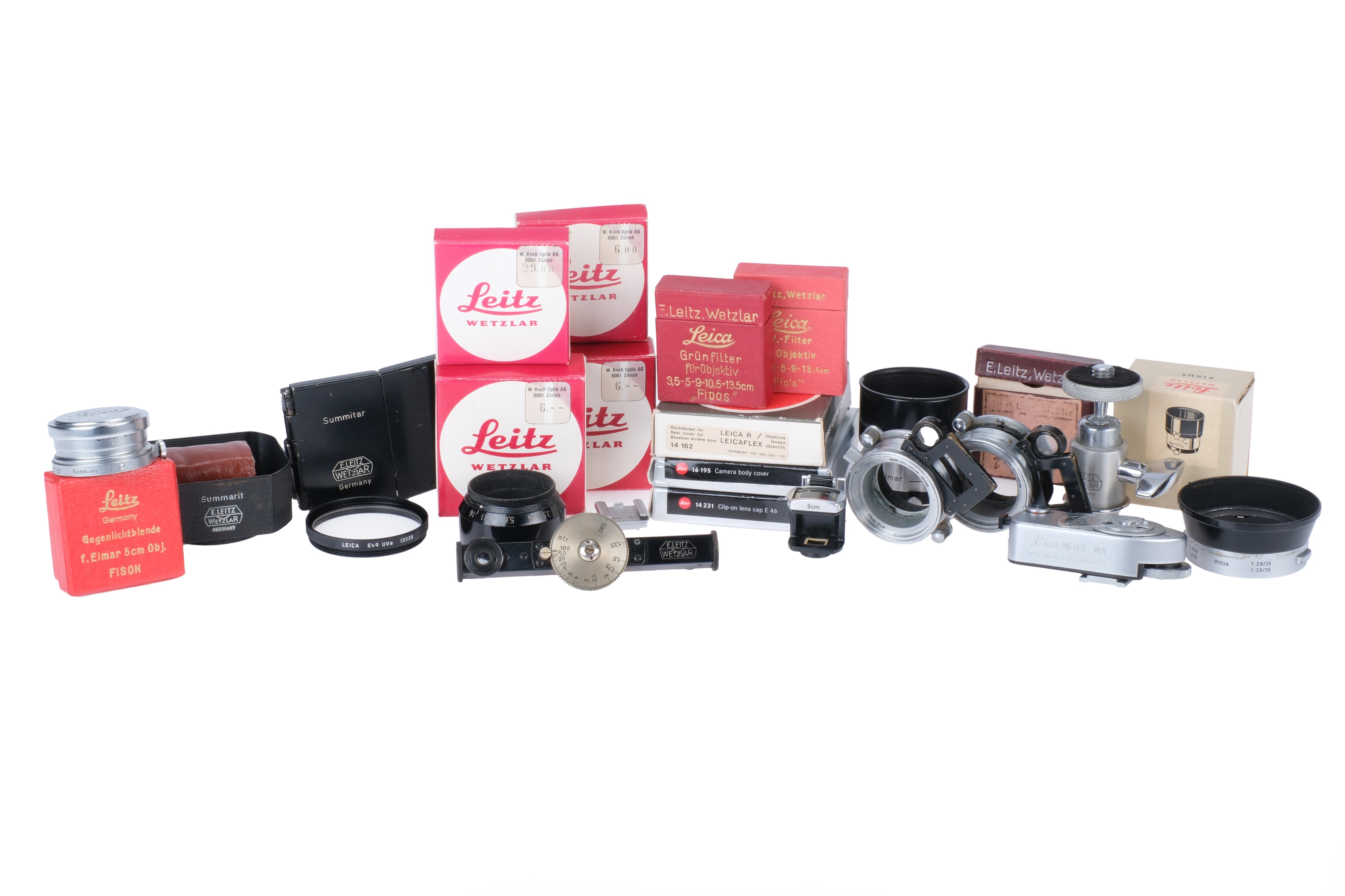 A Selection of Leica Camera Accessories,