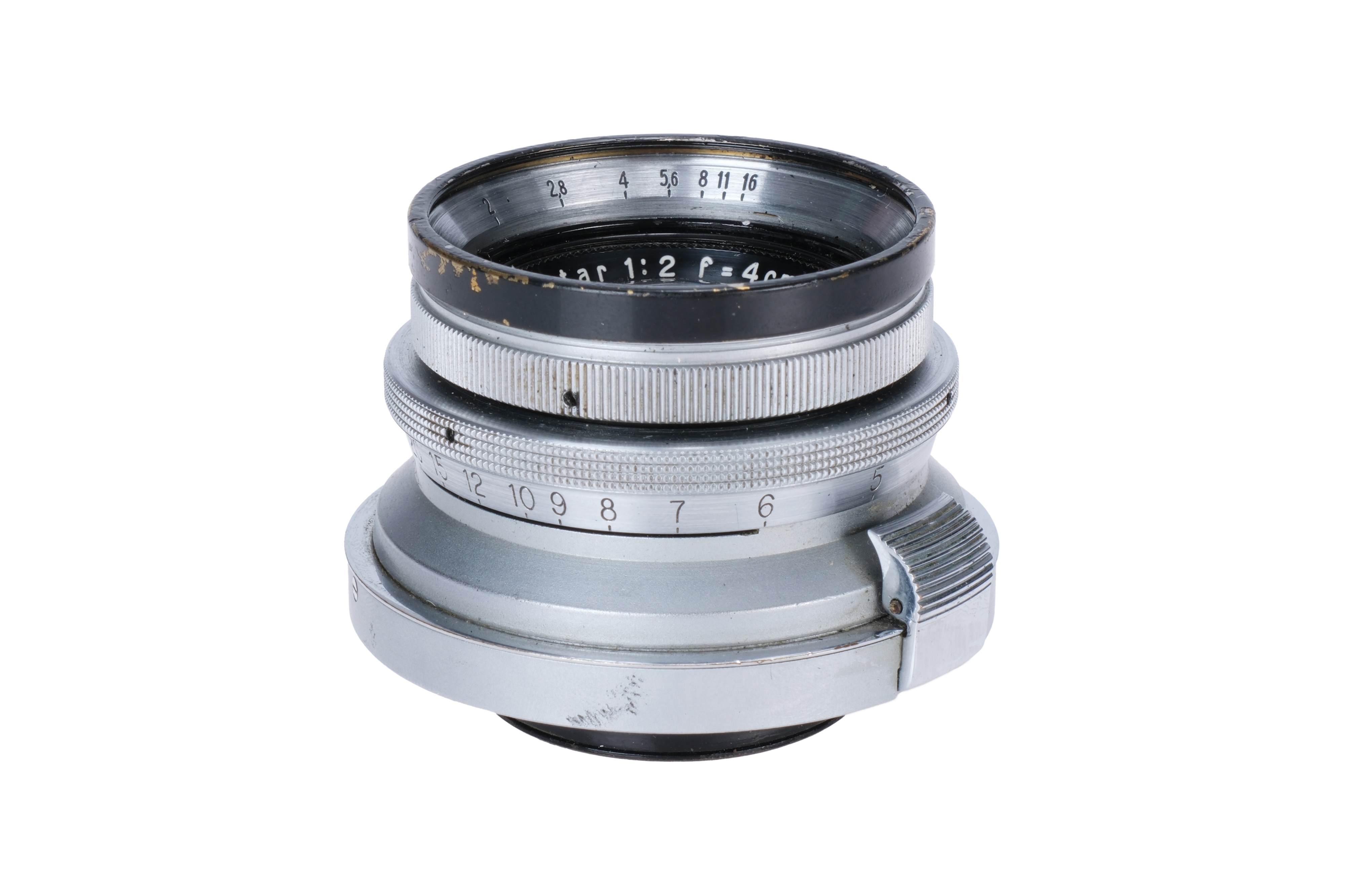A Carl Zeiss Jena Biotar f/2 40mm Lens,