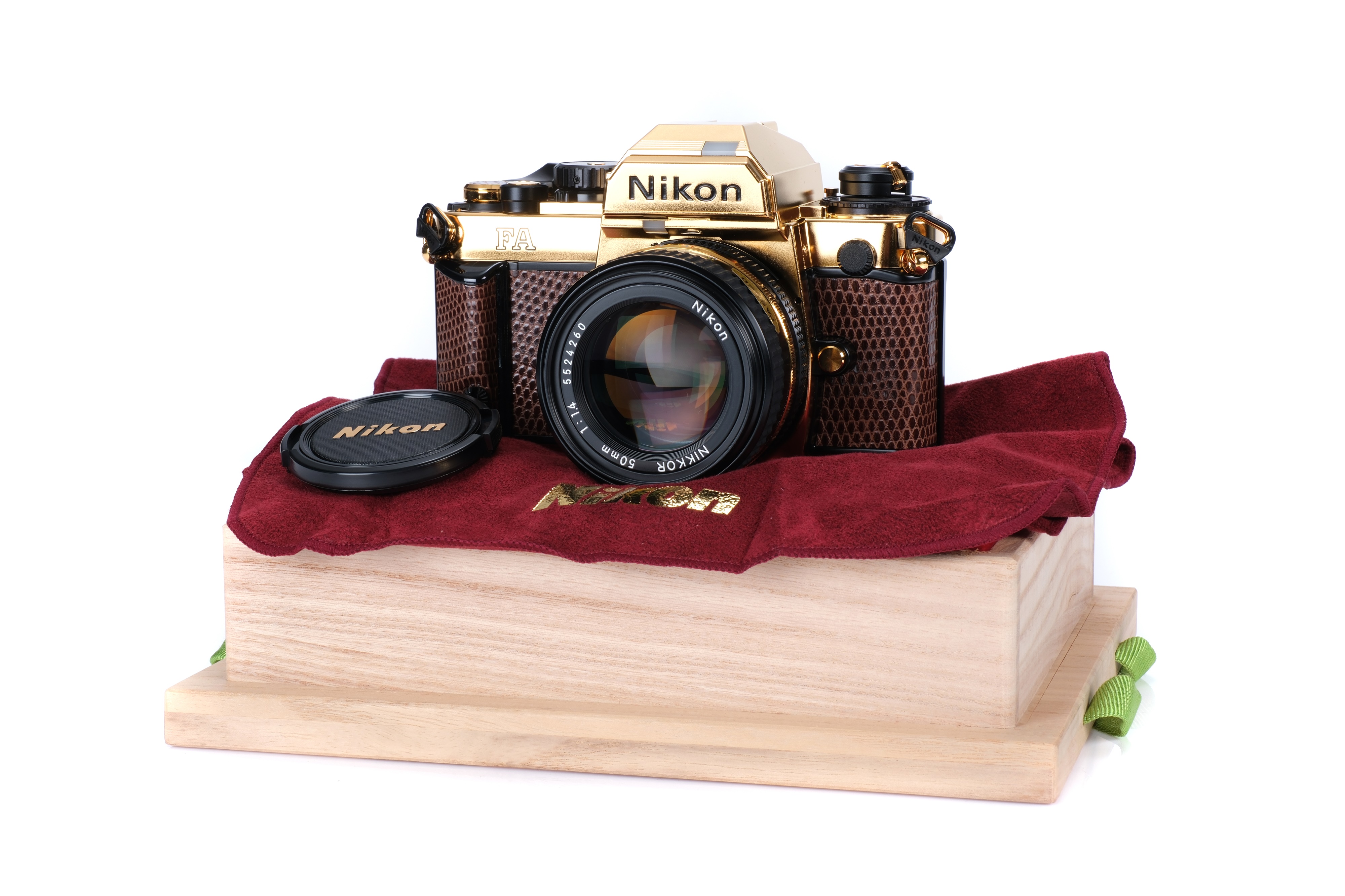 A Nikon FA Gold 'Grand Prix '84' SLR Camera, - Image 2 of 7