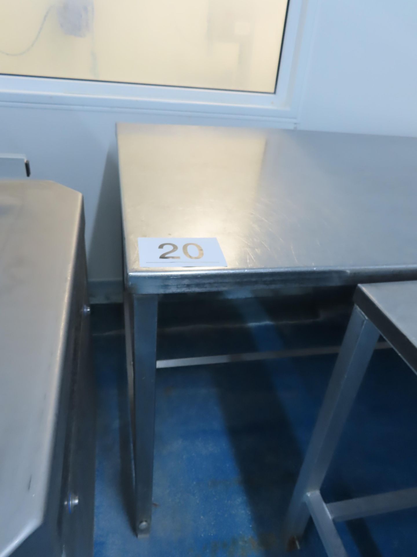 STAINLESS STEEL TABLE. - Image 2 of 2