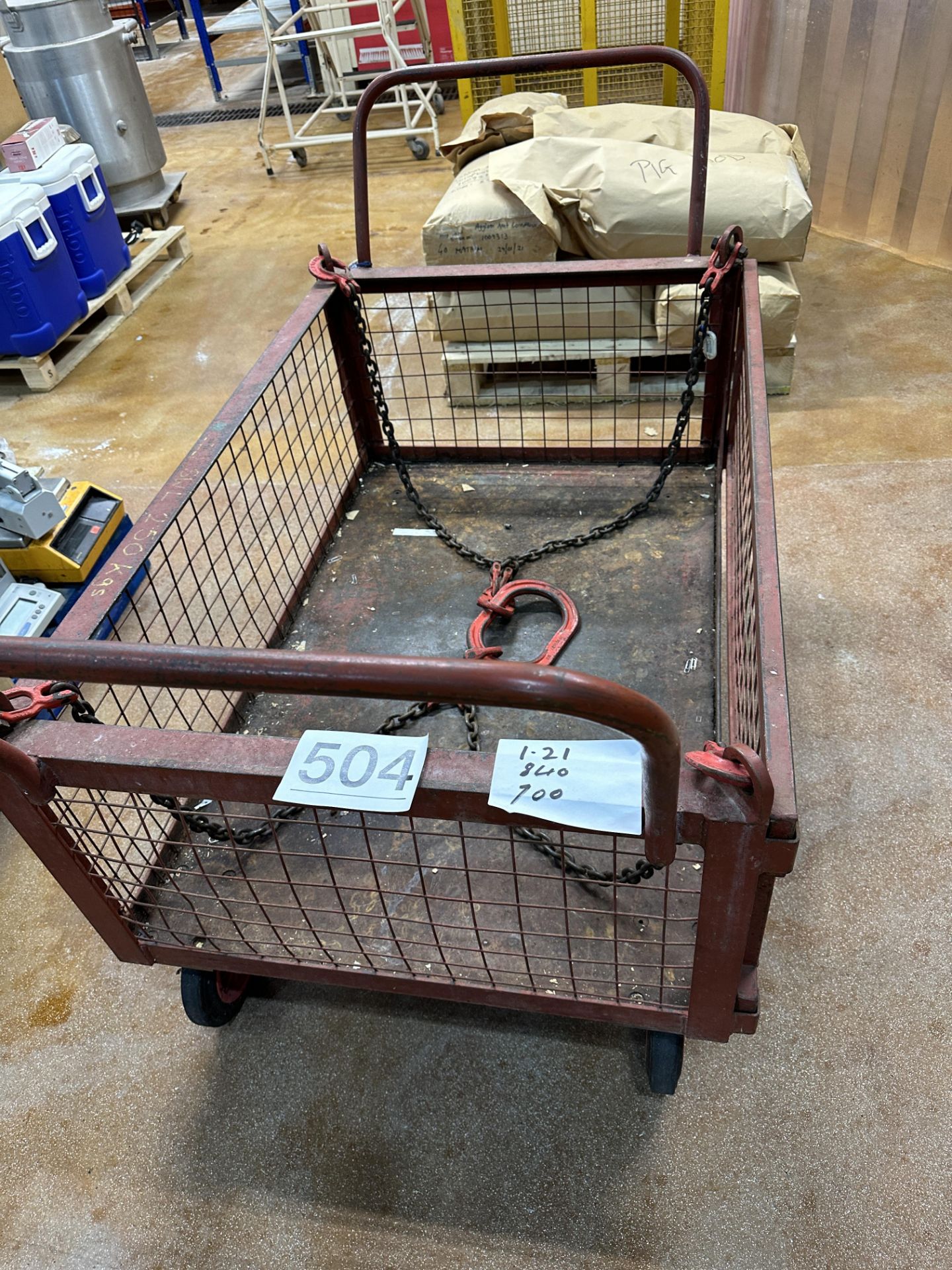 PARTS MOVING CART.