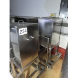 2 X S/S MOBILE PRODUCT HOLDING TANKS.