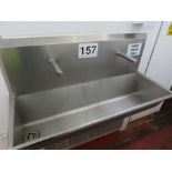 SYSPAL S/S FULLY AUTOMATIC 2-PERSONNEL SINK.