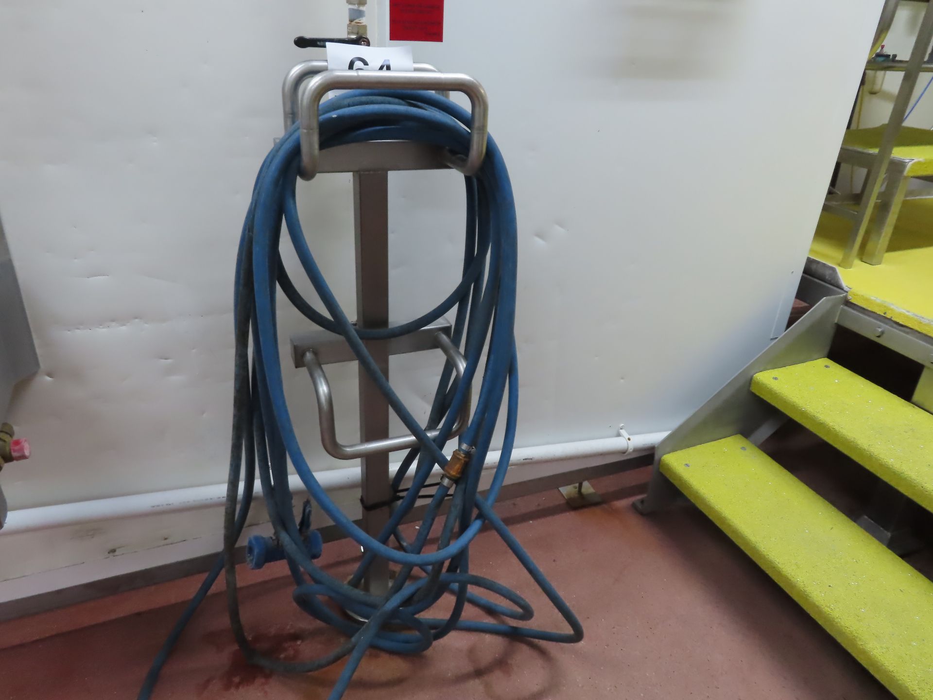 HOSE REEL AND STAND. - Image 2 of 2