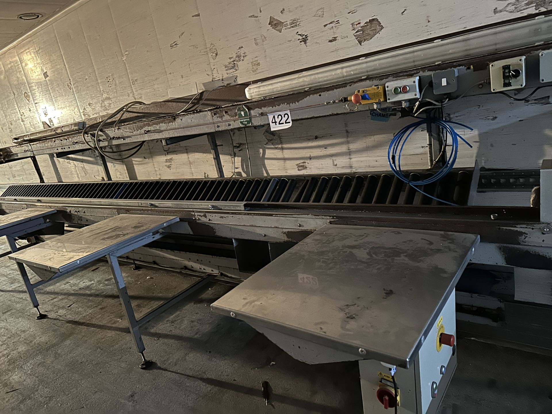 PACKING STATION CONVEYORS.