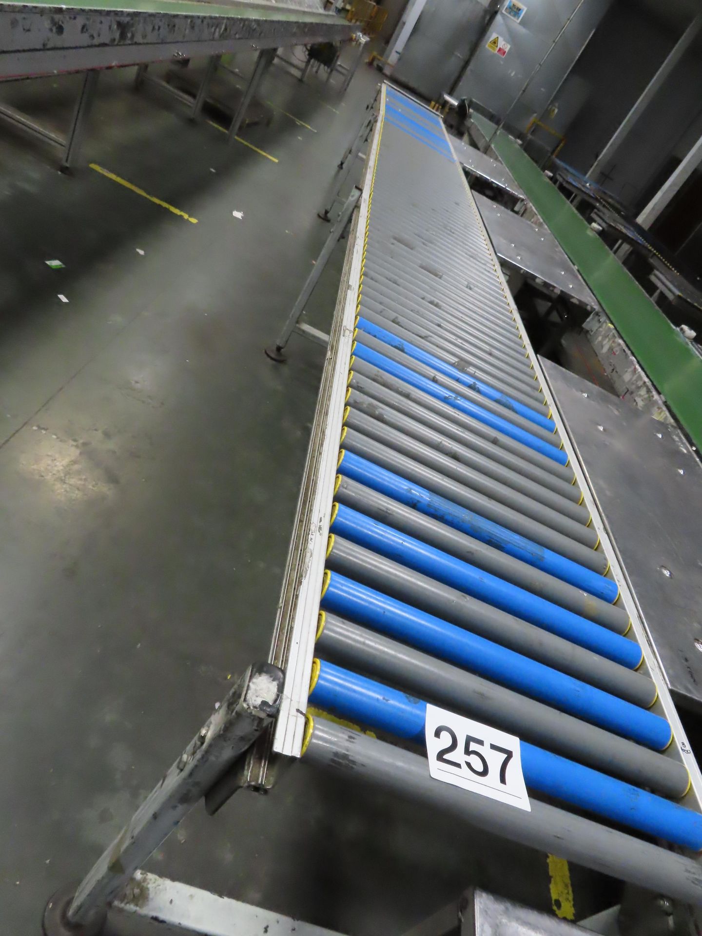 SECTION OF ROLLER CONVEYOR.