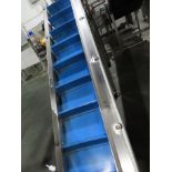 FLIGHTED INCLINE CONVEYOR.