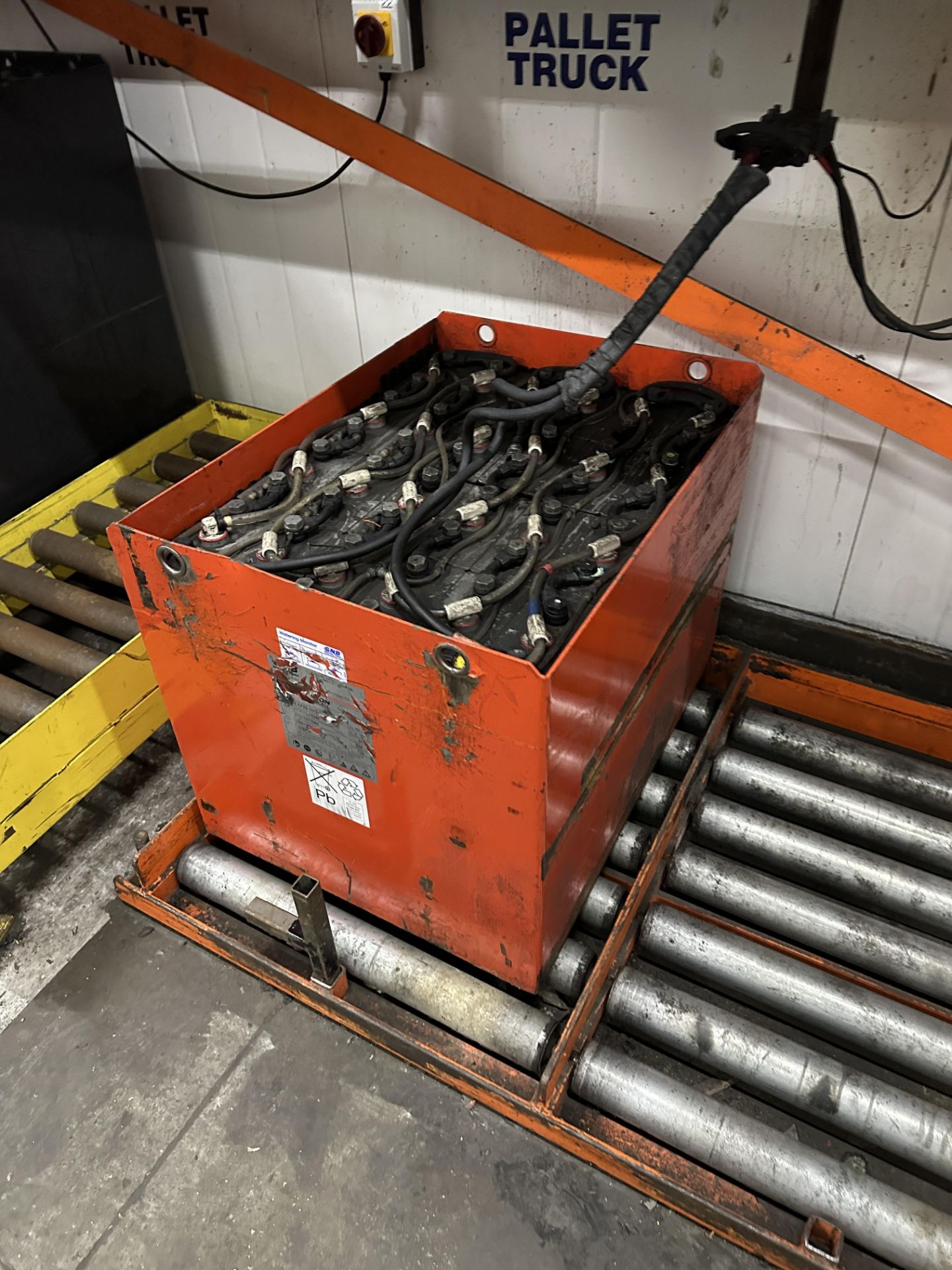 LINDE FORKLIFT BATTERY.